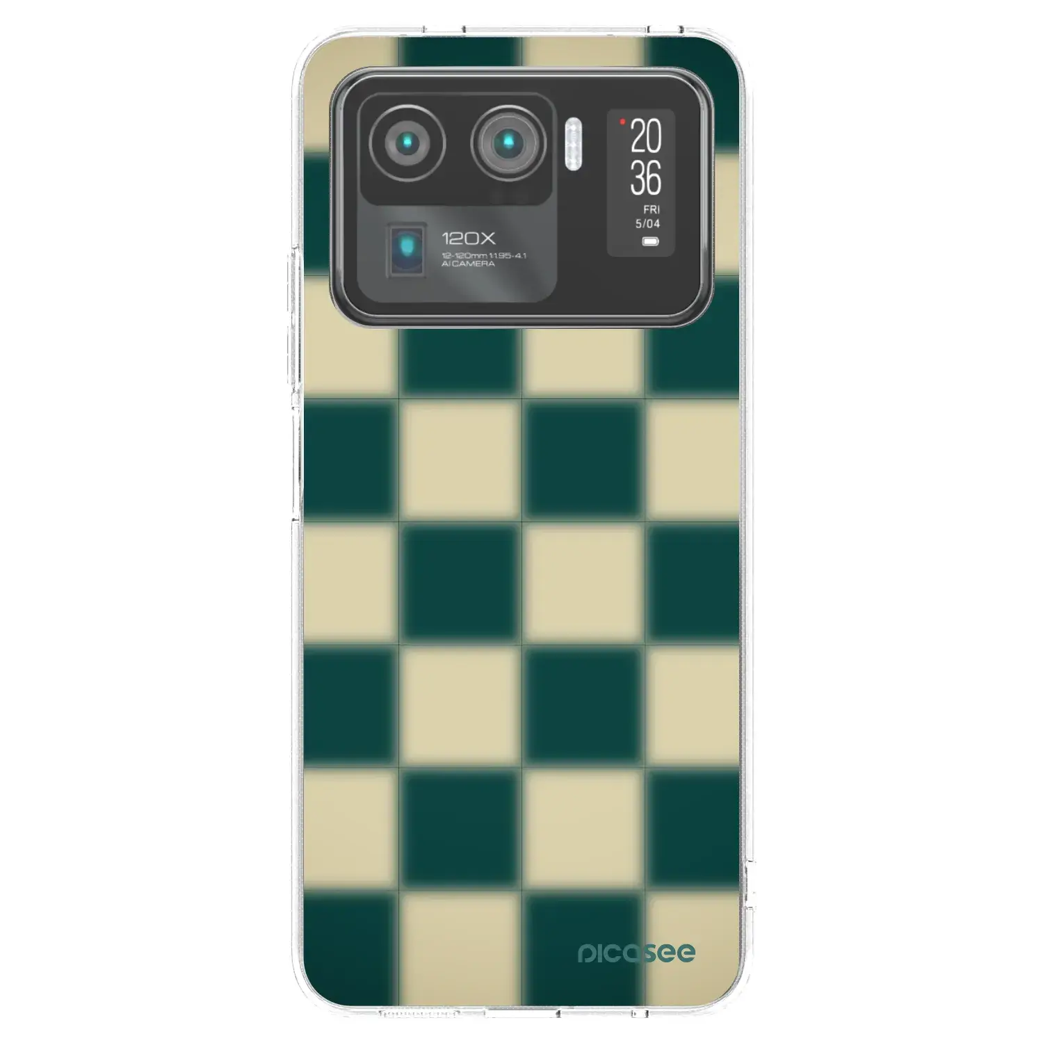 Silikonový průhledný obal pro Xiaomi Mi 11 Ultra - Shadow Chess
