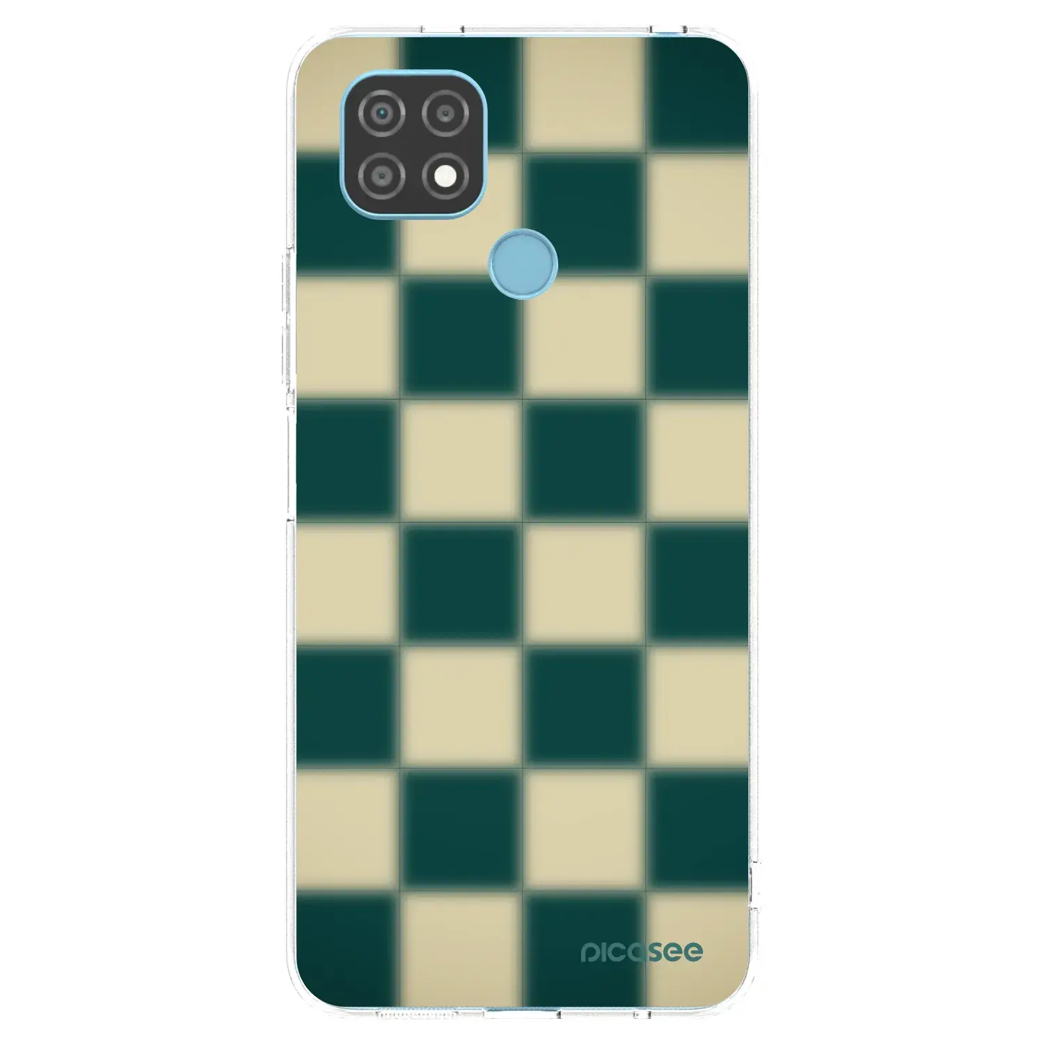 Silikonový průhledný obal pro Realme C21 - Shadow Chess