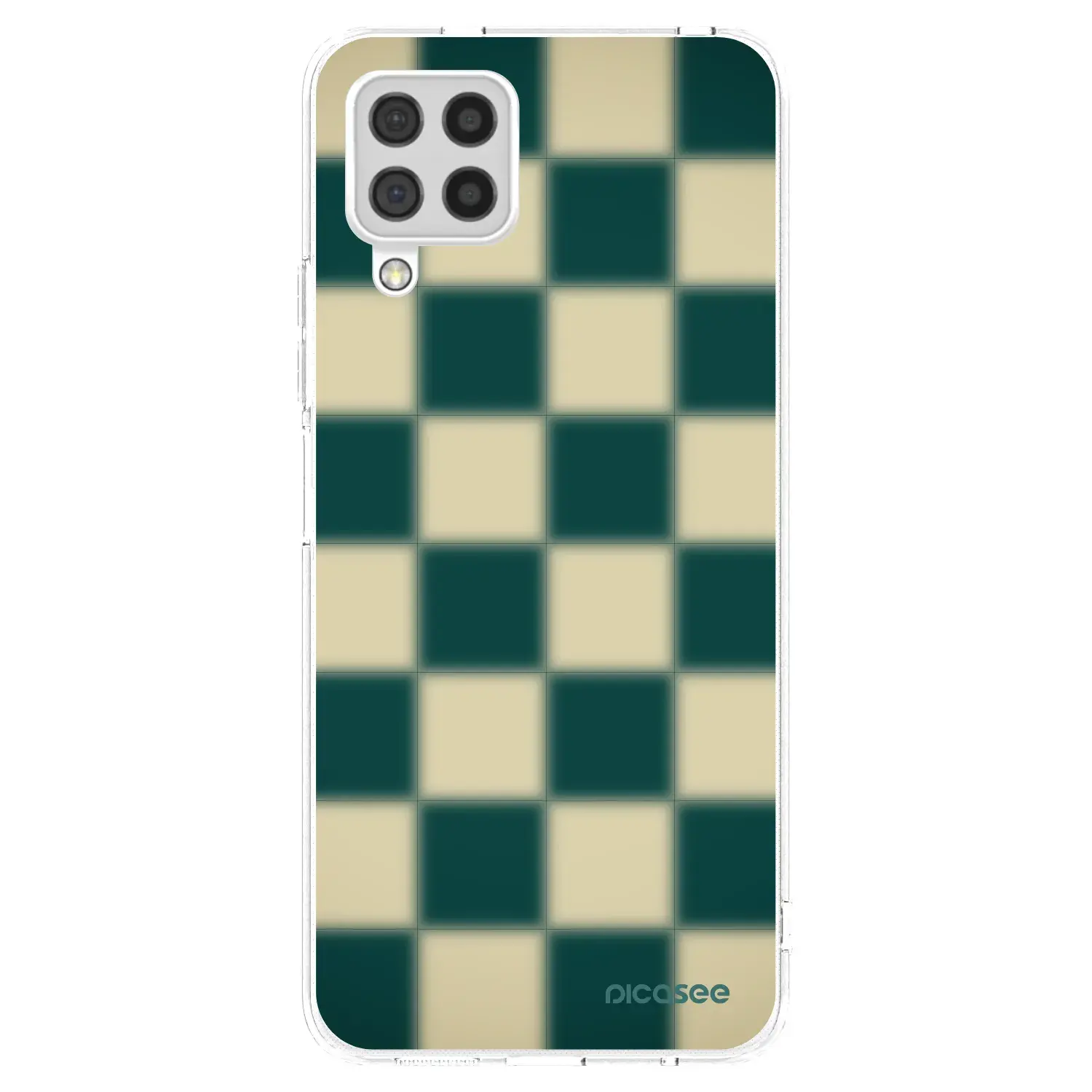 Silikonový průhledný obal pro Samsung Galaxy A22 A225F 4G - Shadow Chess