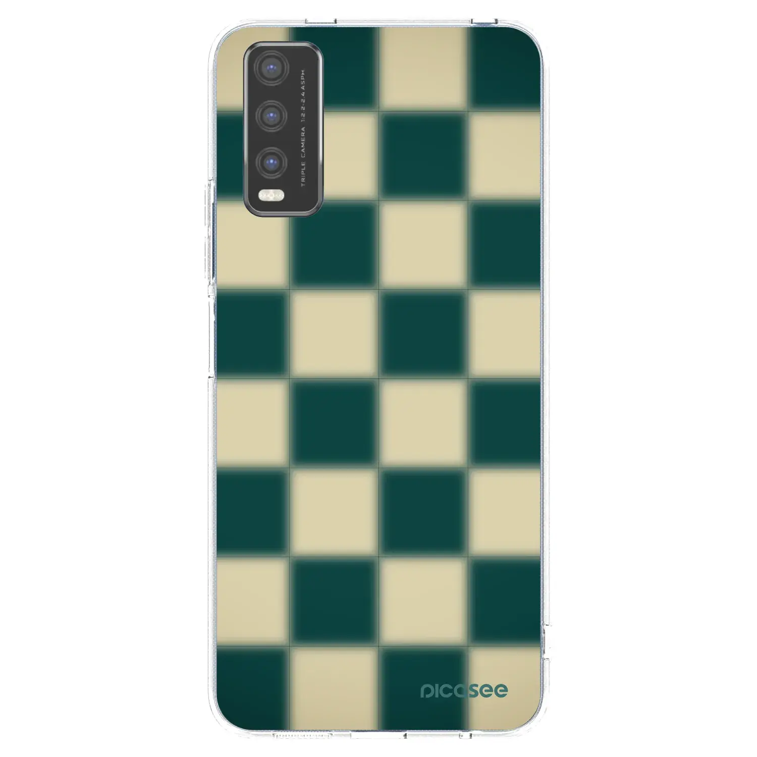 Silikonový průhledný obal pro Vivo Y20s - Shadow Chess
