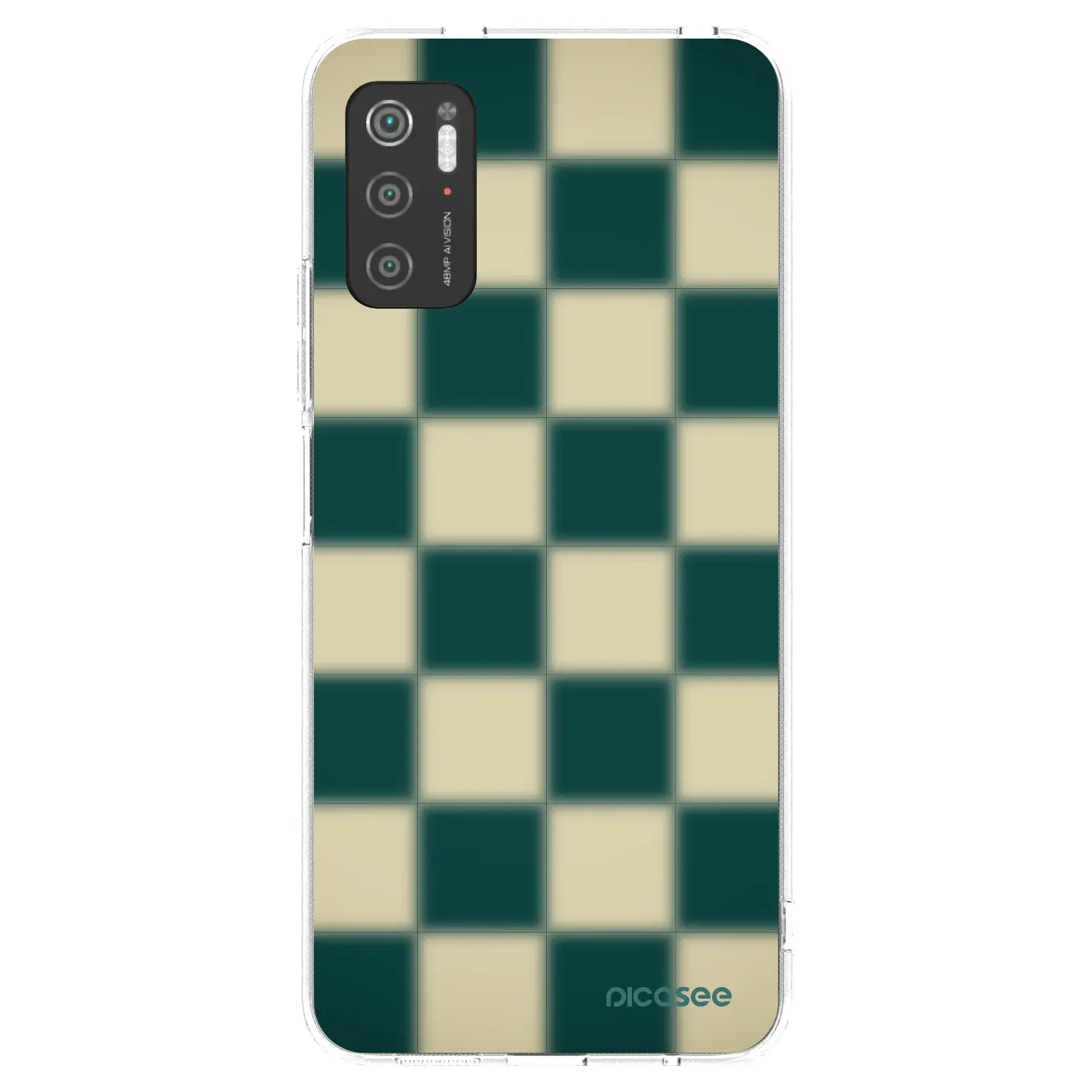 Silikonový průhledný obal pro Xiaomi Poco M3 Pro 5G - Shadow Chess