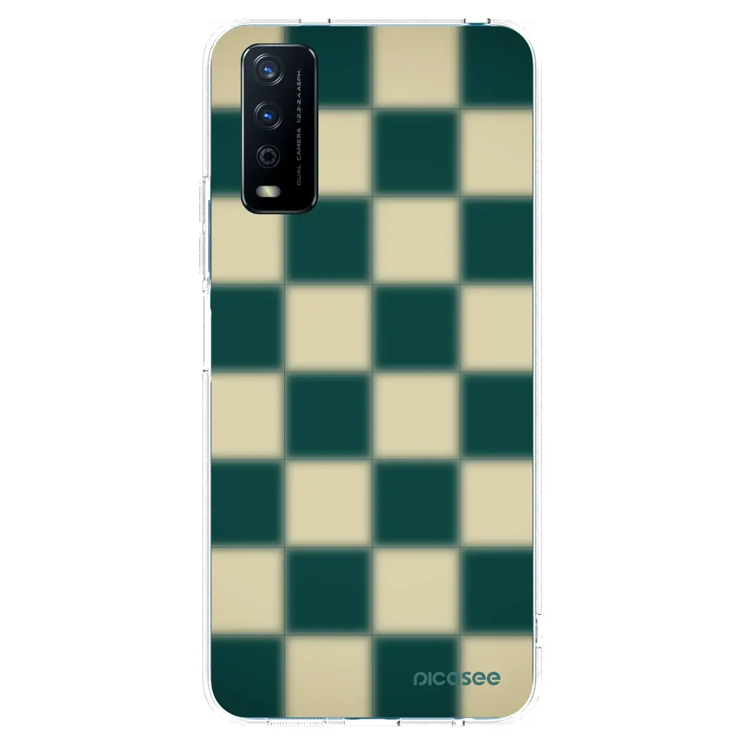 Silikonový průhledný obal pro Vivo Y11s - Shadow Chess
