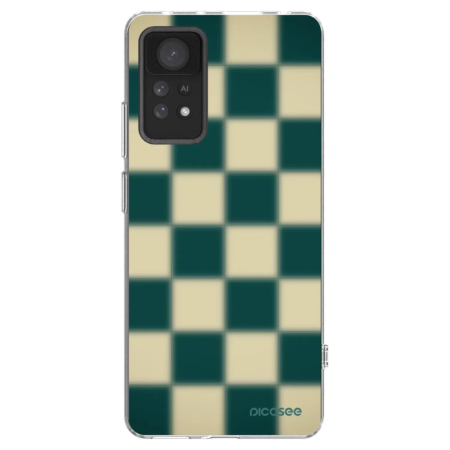 Silikonový průhledný obal pro Xiaomi Redmi Note 11 Pro - Shadow Chess