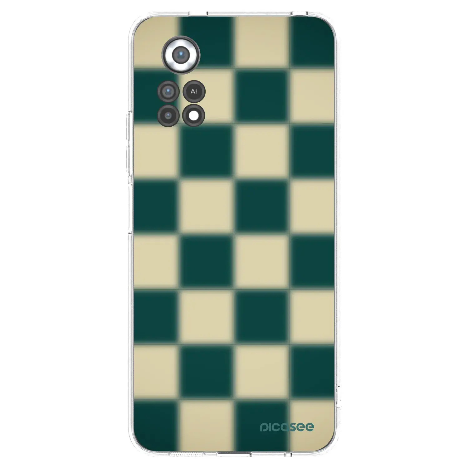 Silikonový průhledný obal pro Xiaomi Poco X4 Pro 5G - Shadow Chess