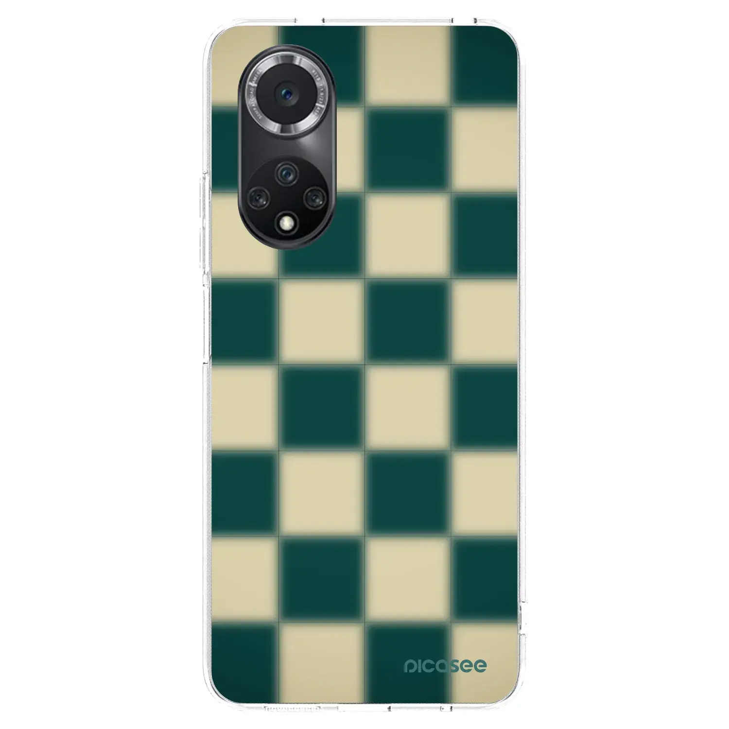 Silikonový průhledný obal pro Huawei Nova 9 SE - Shadow Chess