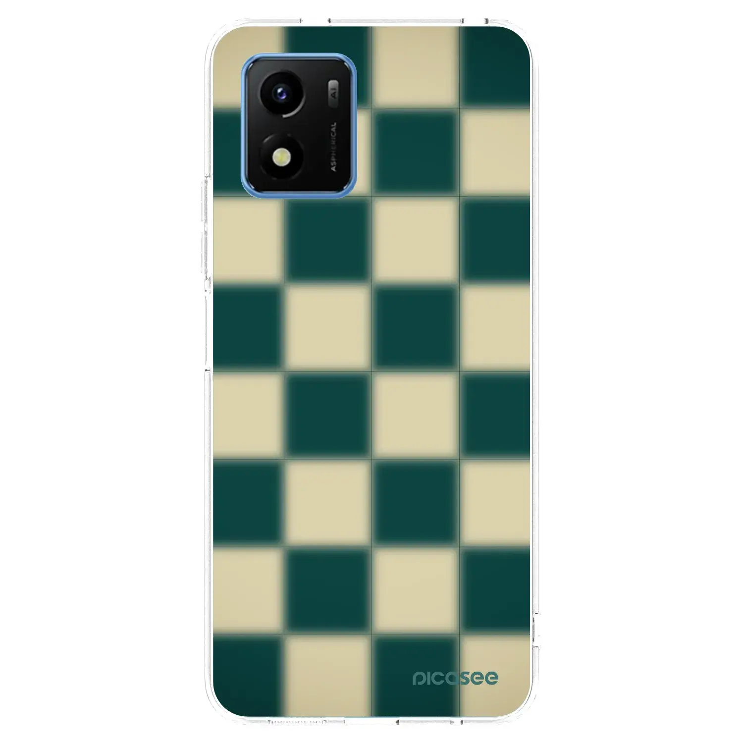 Silikonový průhledný obal pro Vivo Y01 - Shadow Chess