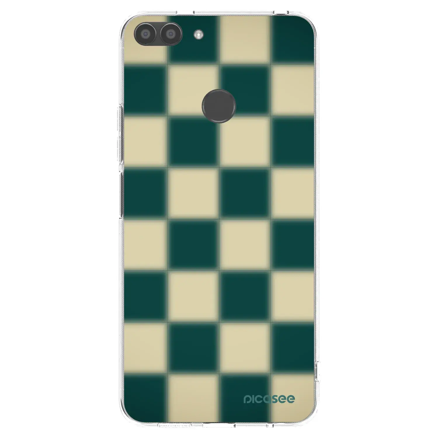 Silikonový průhledný obal pro Huawei P Smart - Shadow Chess