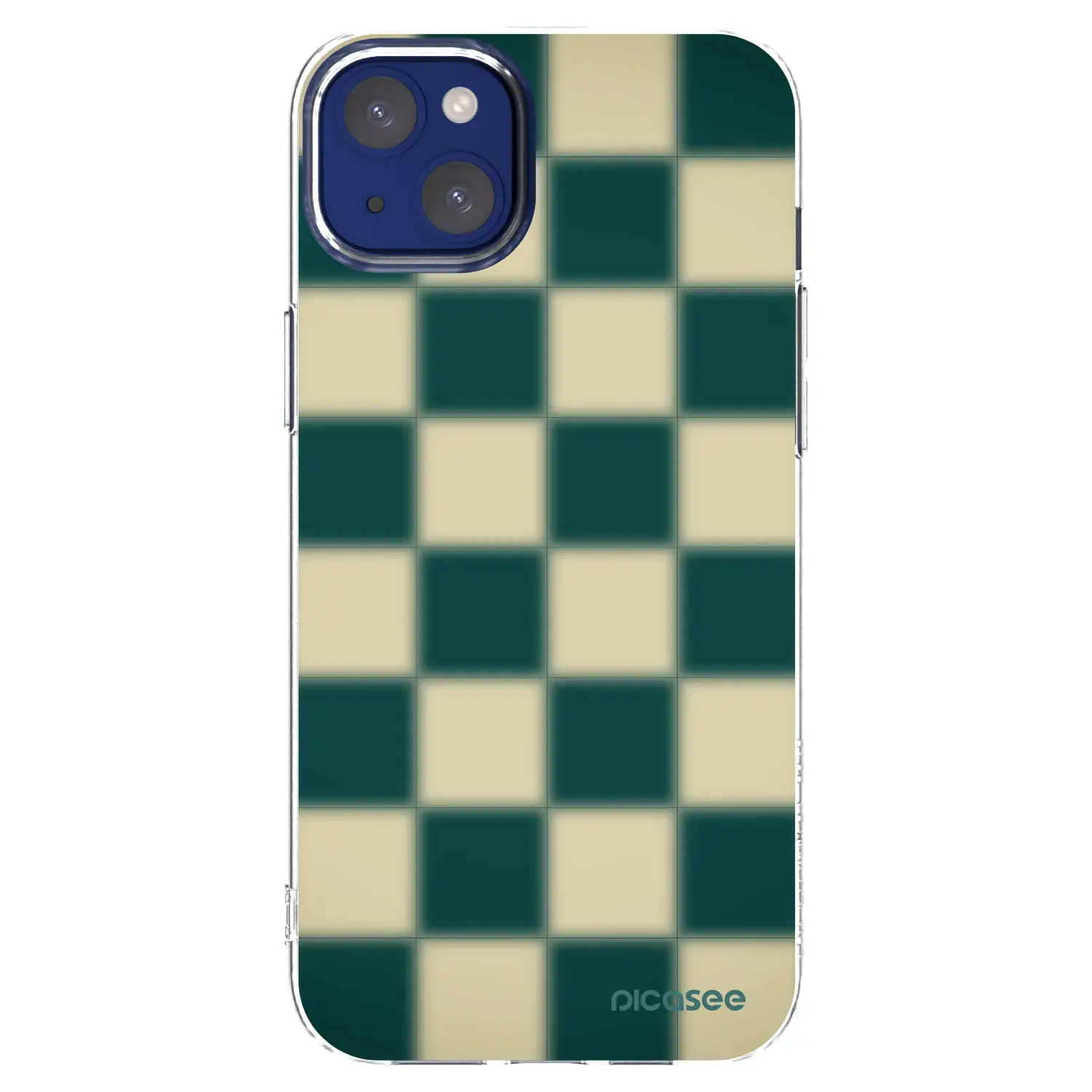 Silikonový průhledný obal pro Apple iPhone 14 Plus - Shadow Chess
