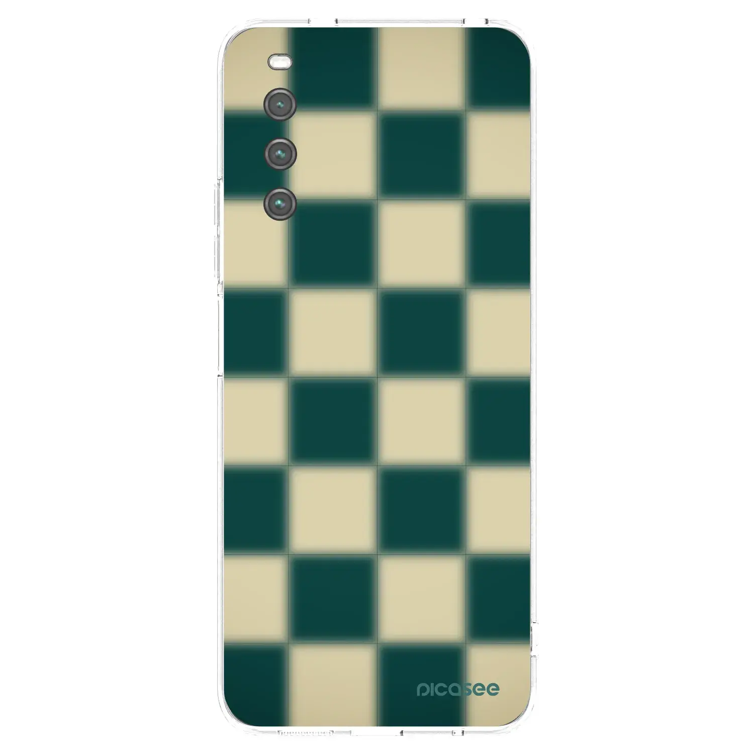 Silikonový průhledný obal pro Sony Xperia 10 IV 5G - Shadow Chess