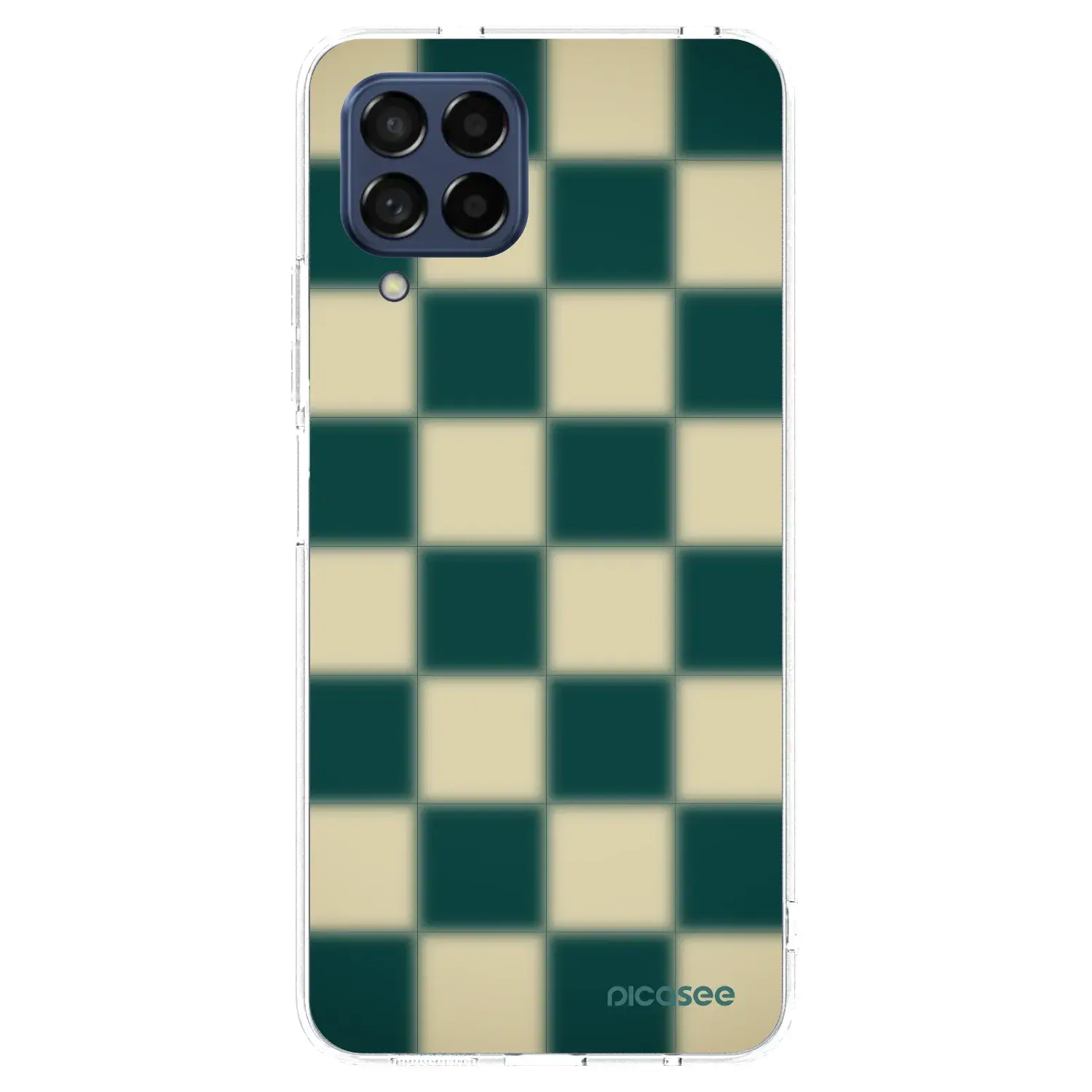 Silikonový průhledný obal pro Samsung Galaxy M53 5G - Shadow Chess