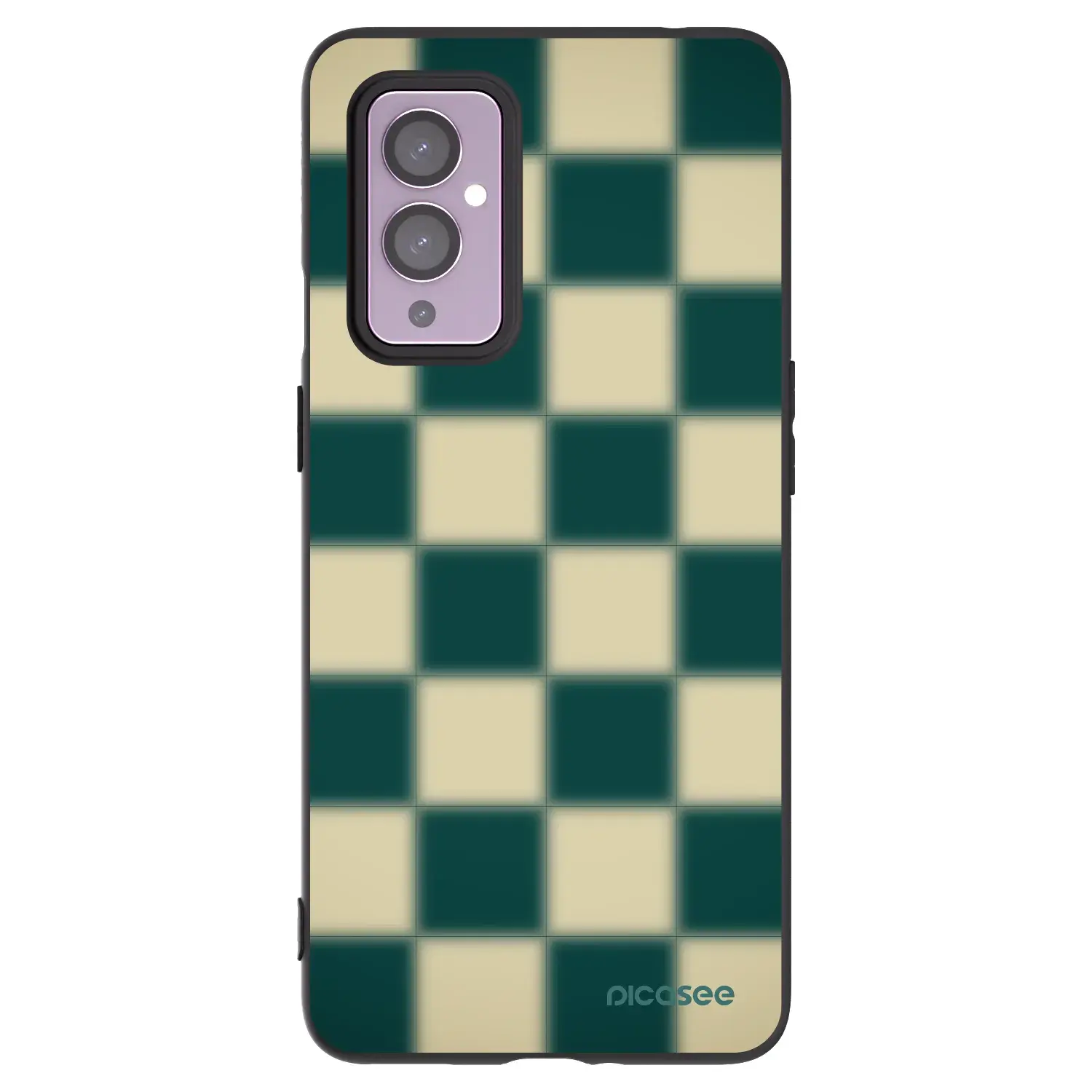 Silikonový černý obal pro OnePlus 9 - Shadow Chess