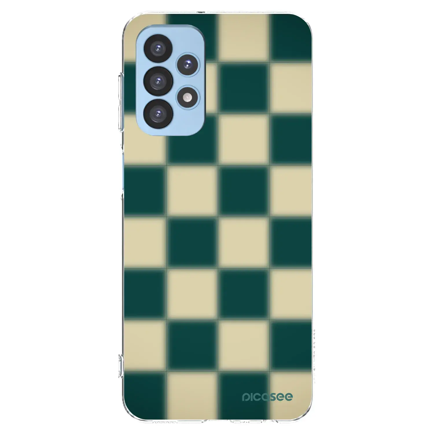 Silikonový průhledný obal pro Samsung Galaxy A23 A235F 4G - Shadow Chess