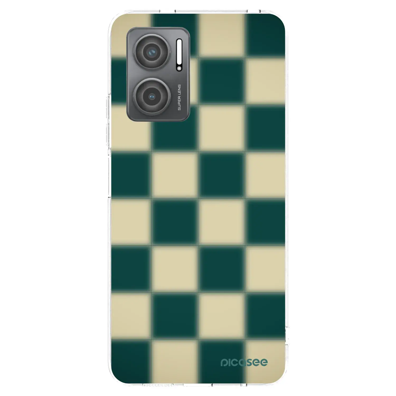 Silikonový průhledný obal pro Xiaomi Redmi 10 5G - Shadow Chess