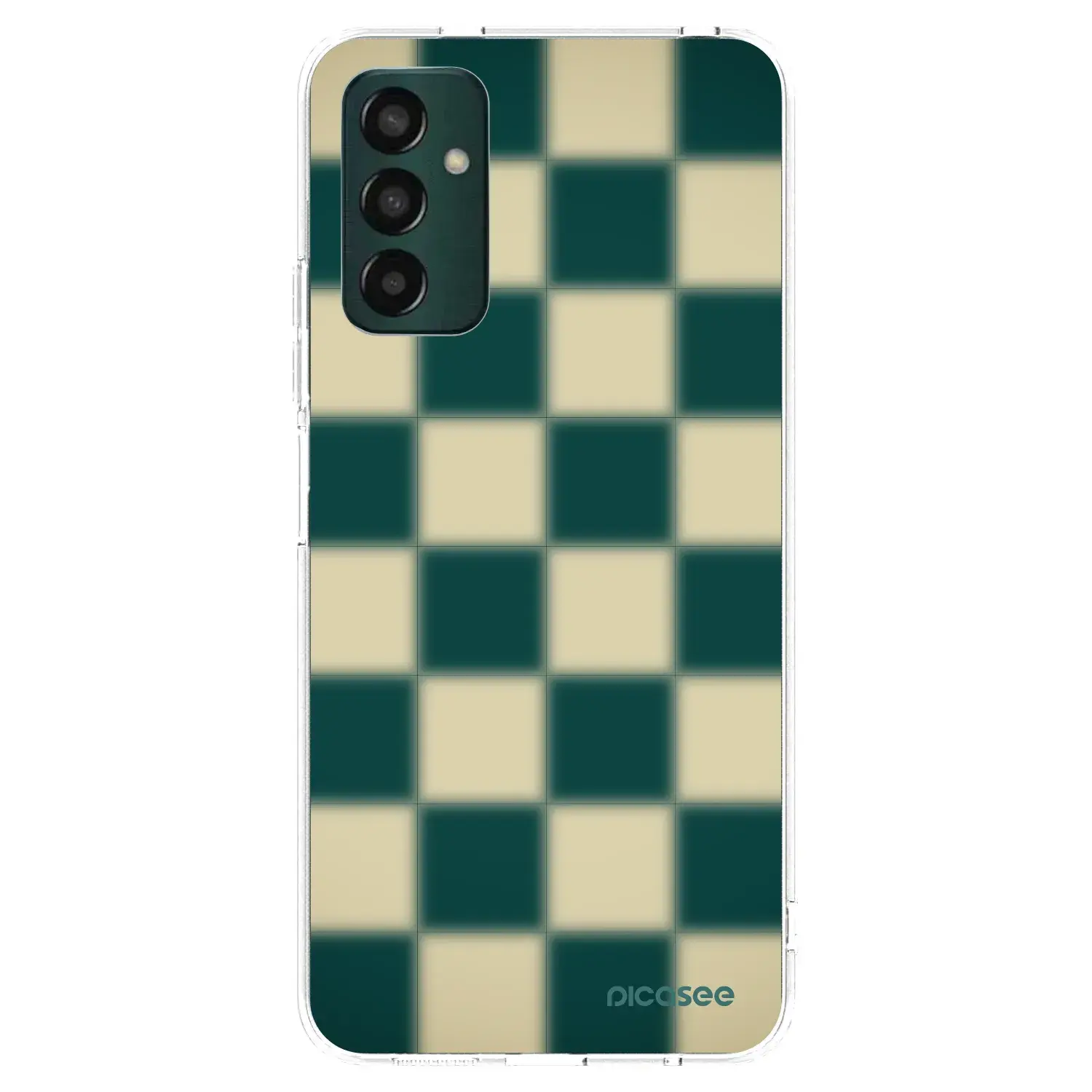 Silikonový průhledný obal pro Samsung Galaxy M23 5G - Shadow Chess