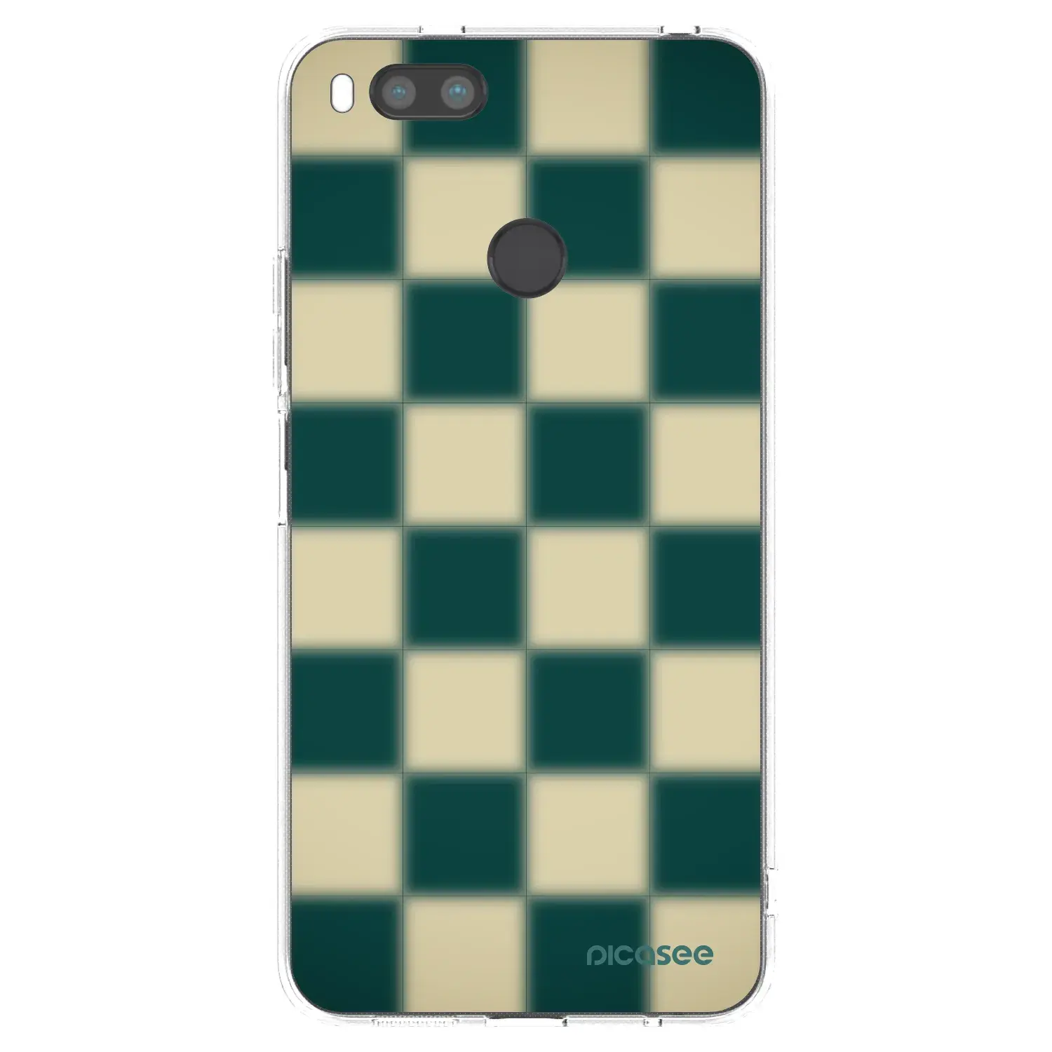 Silikonový průhledný obal pro Xiaomi Redmi A1 - Shadow Chess