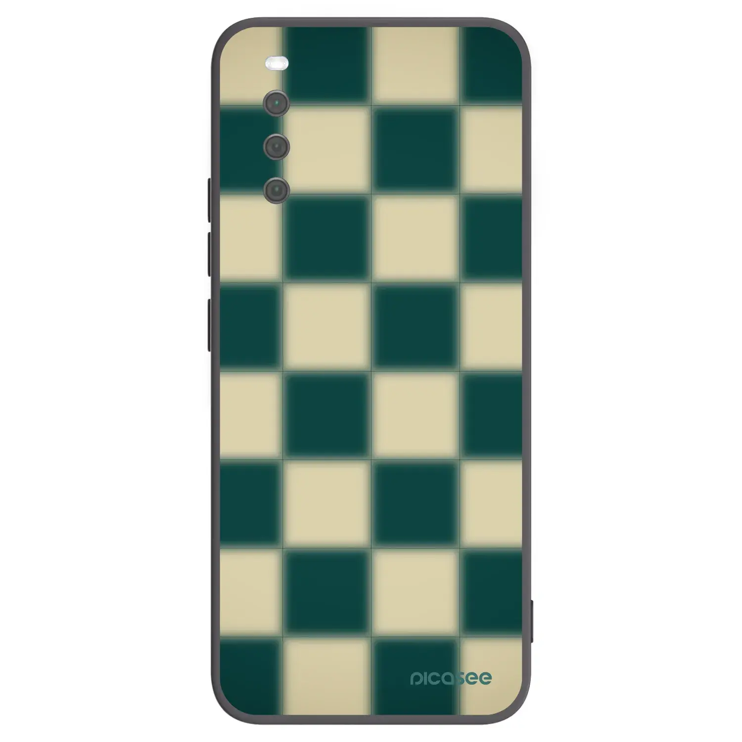 Silikonový černý obal pro Sony Xperia 10 III - Shadow Chess