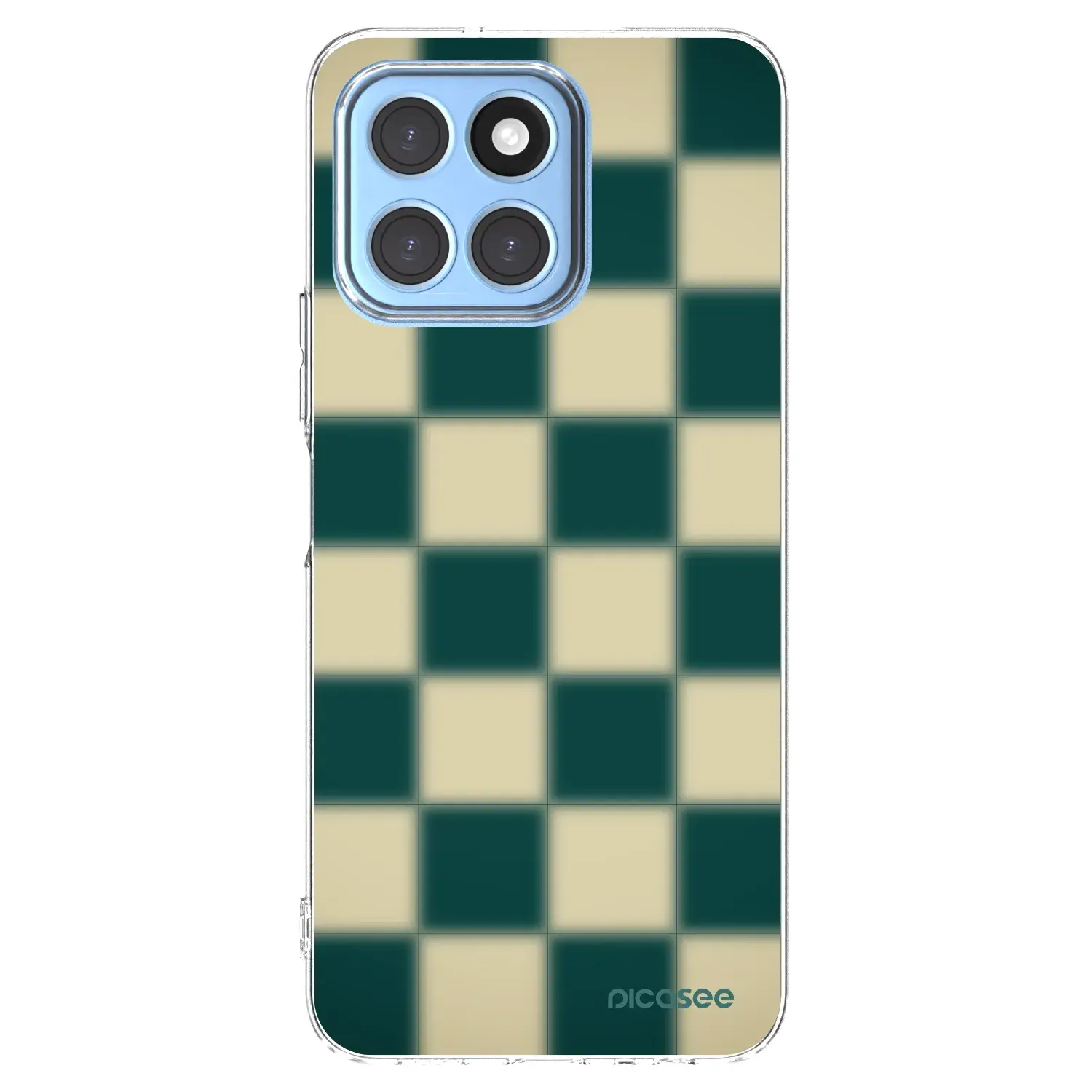 Silikonový průhledný obal pro Honor X8 5G - Shadow Chess