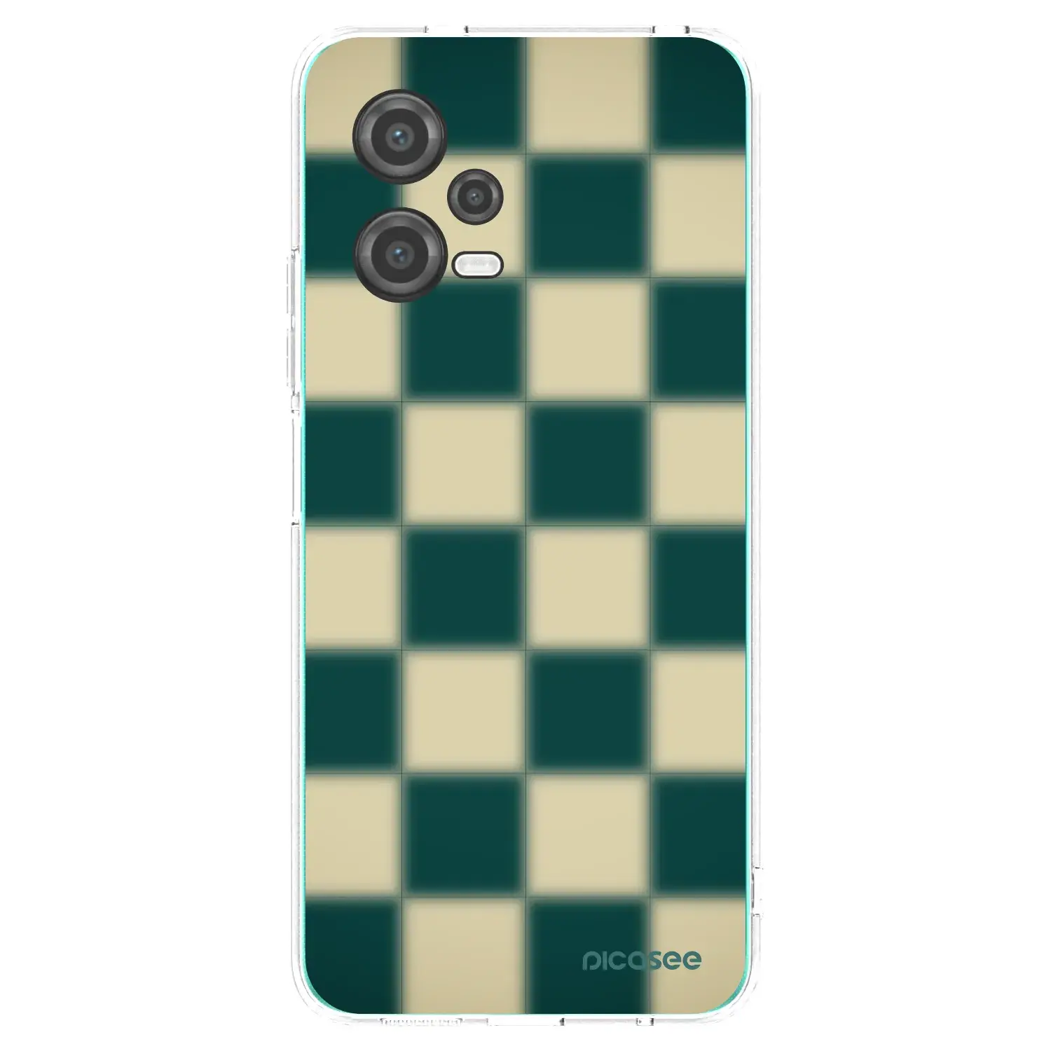 Silikonový průhledný obal pro Xiaomi Poco X5 - Shadow Chess