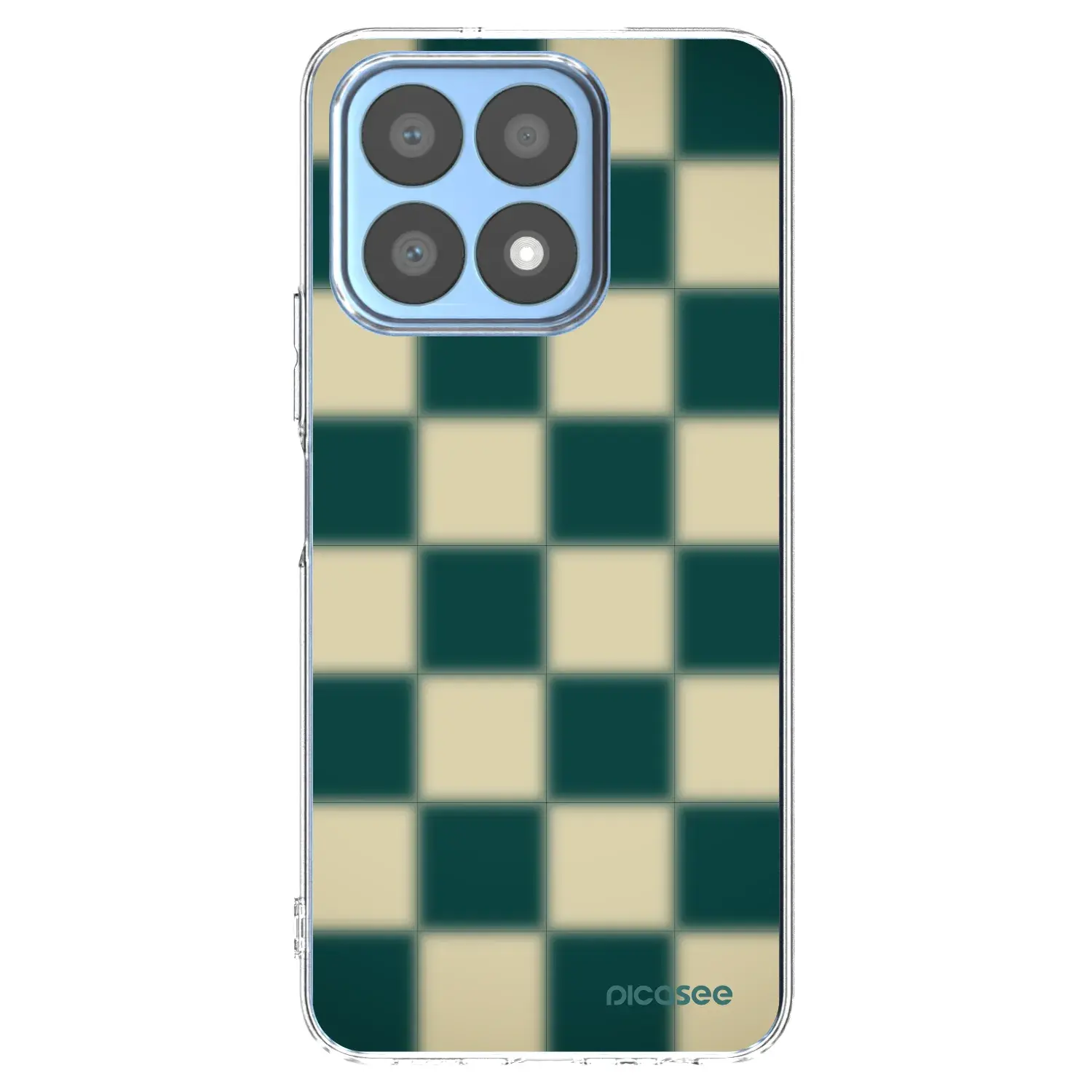 Silikonový průhledný obal pro Honor X8a - Shadow Chess