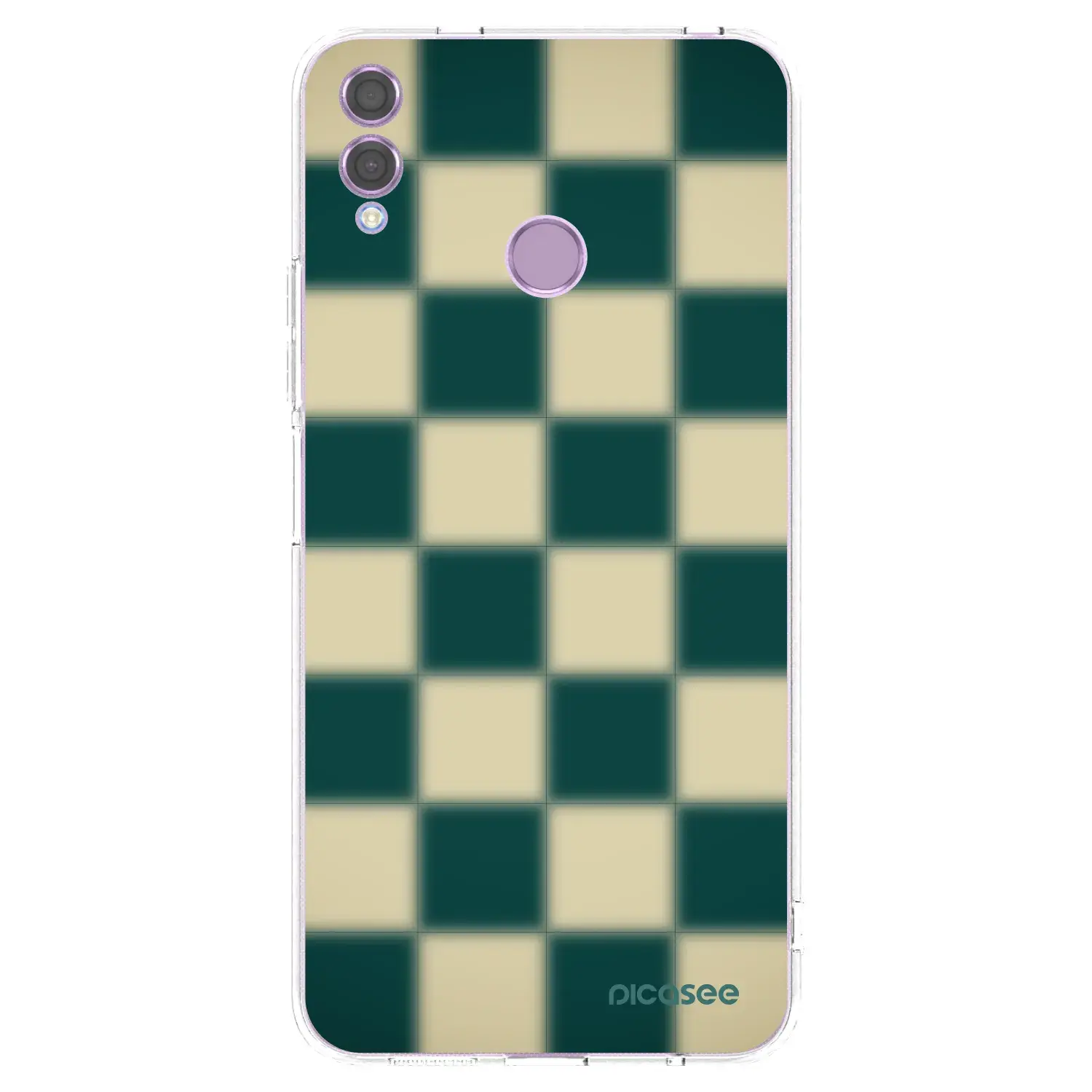 Silikonový průhledný obal pro Honor 8X - Shadow Chess