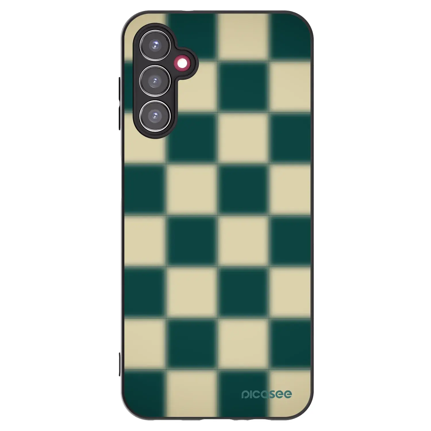 Silikonový černý obal pro Samsung Galaxy A14 5G A146P - Shadow Chess