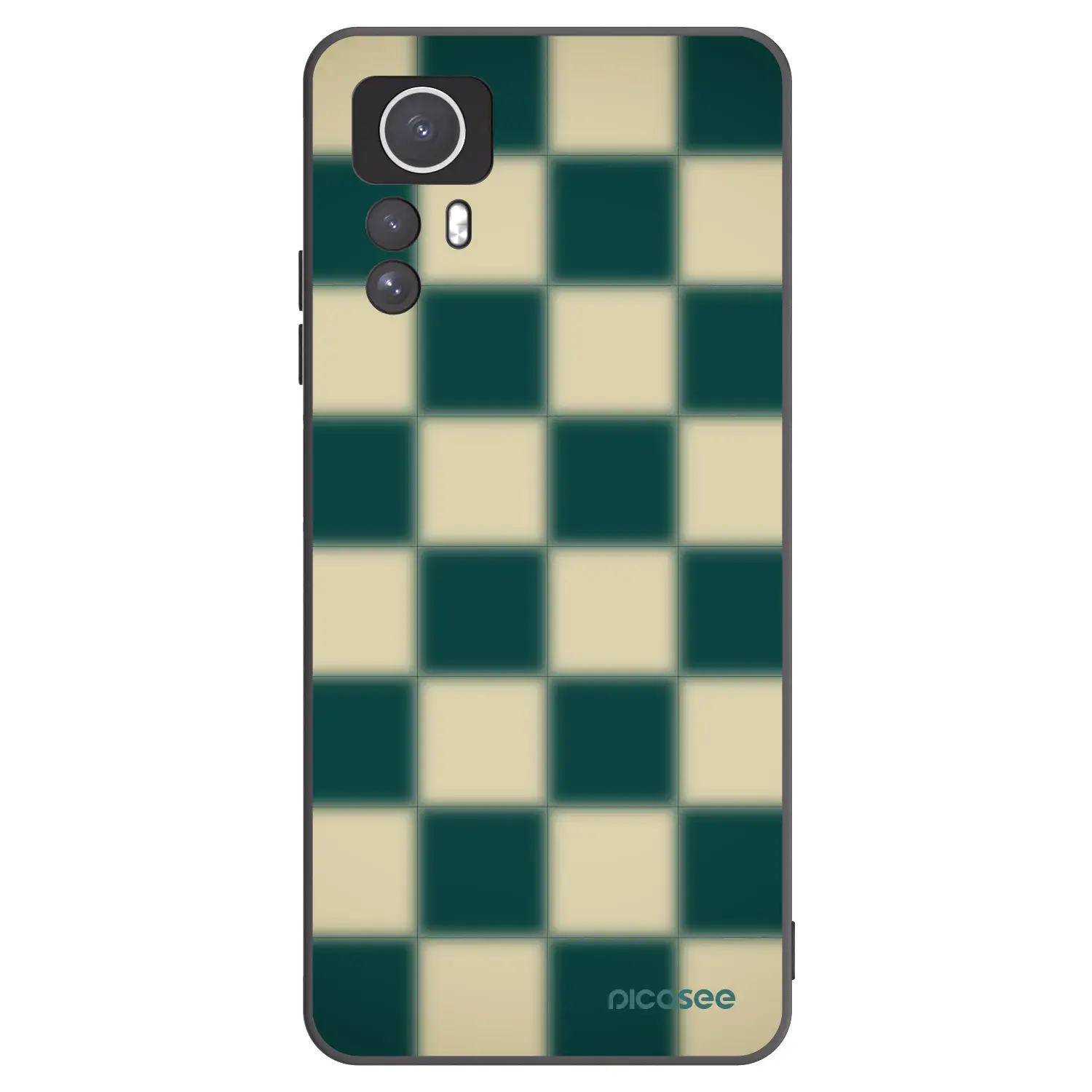 Silikonový černý obal pro Xiaomi Redmi Note 12S - Shadow Chess