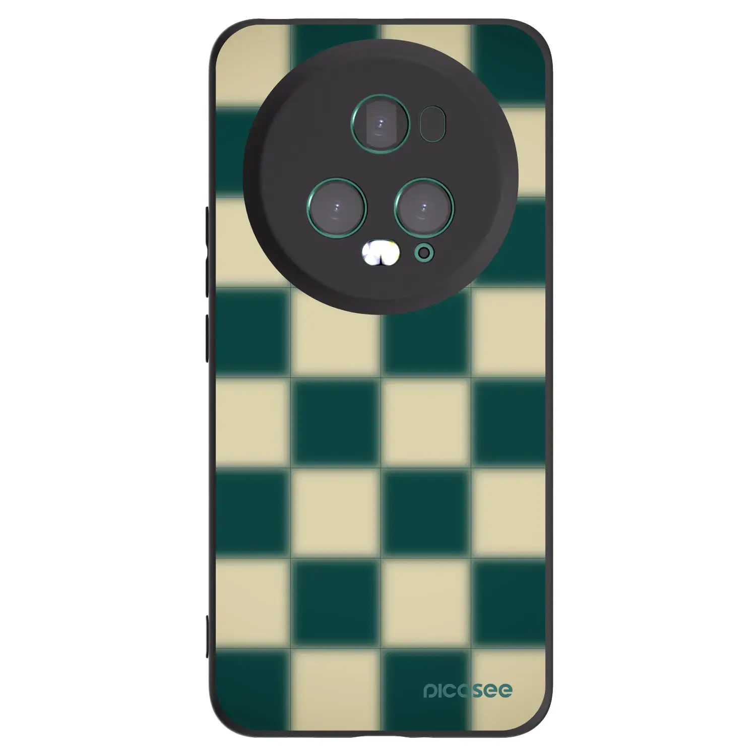 Silikonový černý obal pro Honor Magic5 Pro - Shadow Chess