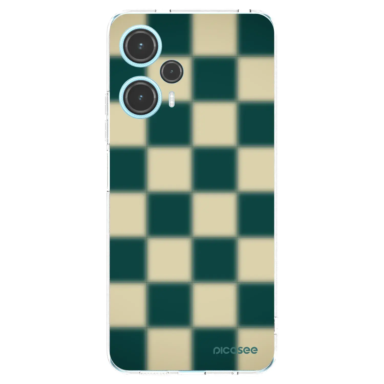Silikonový průhledný obal pro Xiaomi Poco F5 - Shadow Chess