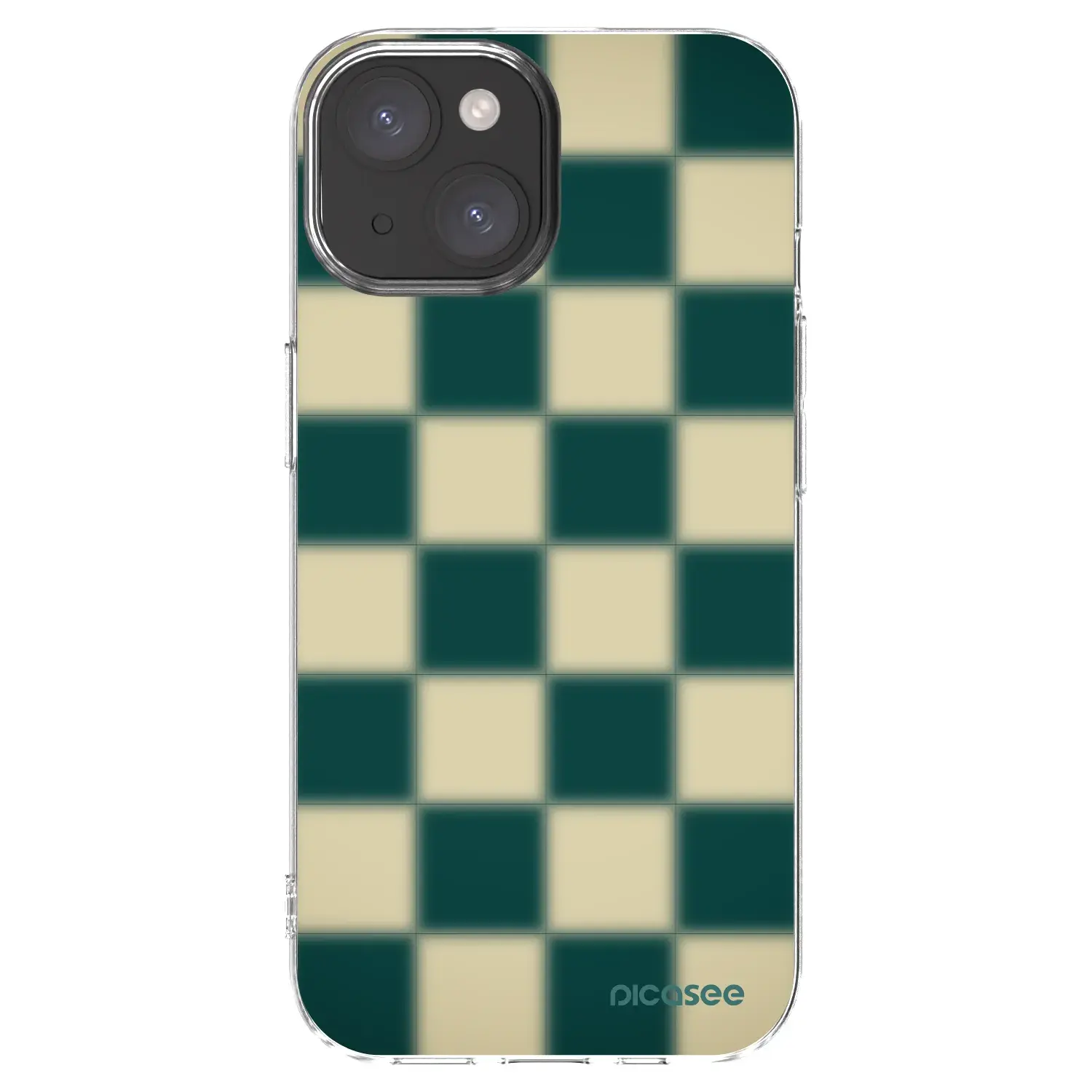 Silikonový průhledný obal pro Apple iPhone 15 - Shadow Chess
