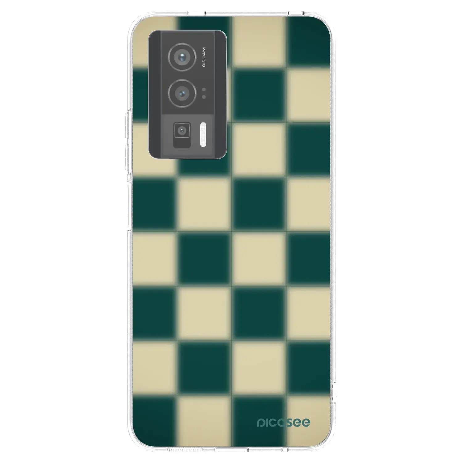 Silikonový průhledný obal pro Xiaomi Poco F5 Pro 5G - Shadow Chess