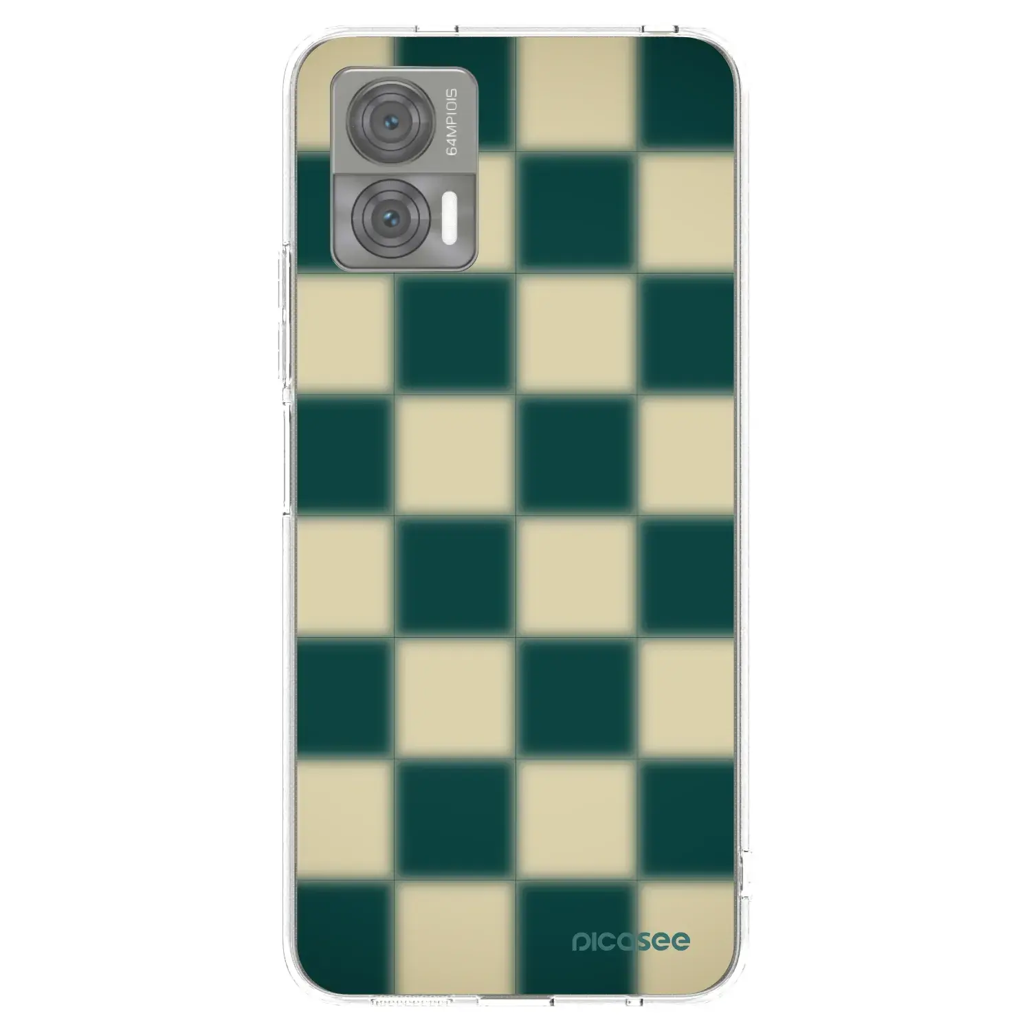 Silikonový průhledný obal pro Motorola Edge 30 Neo - Shadow Chess