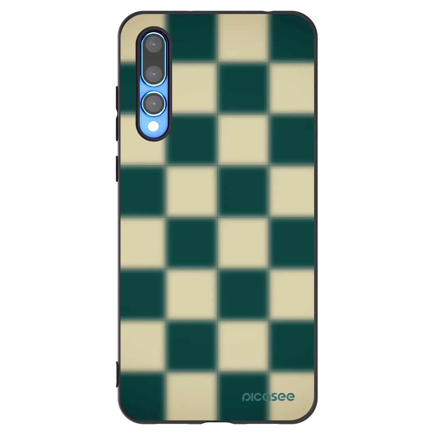 Silikonový černý obal pro Huawei P20 Pro - Shadow Chess