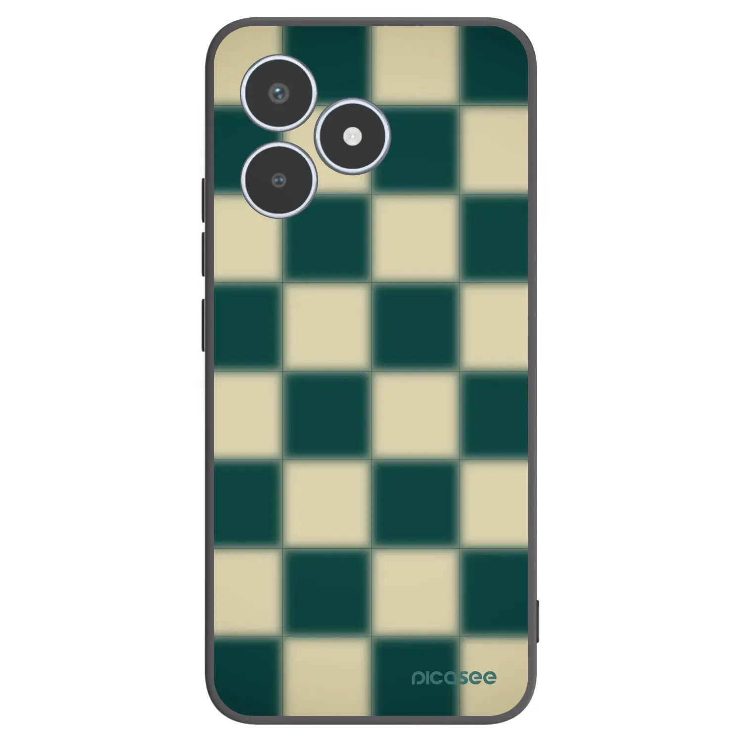 Silikonový černý obal pro Realme C53 - Shadow Chess