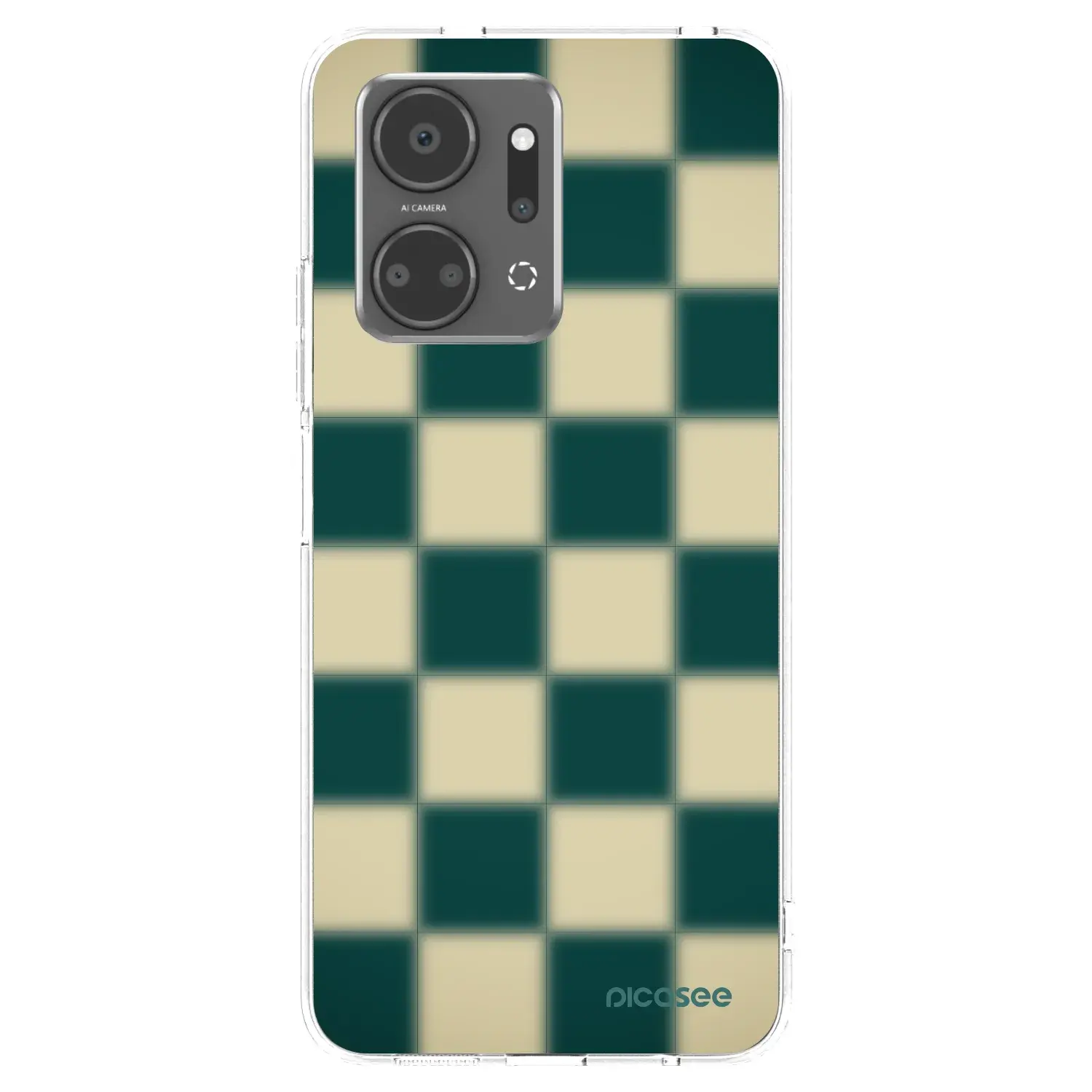 Silikonový průhledný obal pro Honor X7a - Shadow Chess