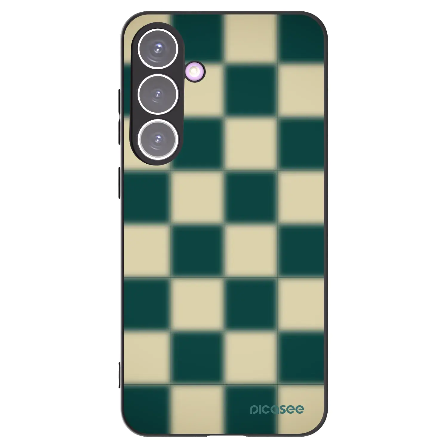Silikonový černý obal pro Samsung Galaxy S24+ S926B 5G - Shadow Chess