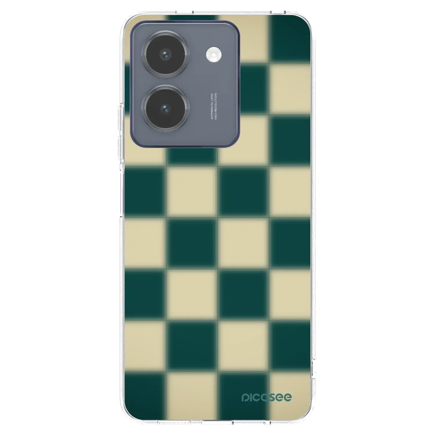 Silikonový průhledný obal pro Vivo Y36 4G - Shadow Chess