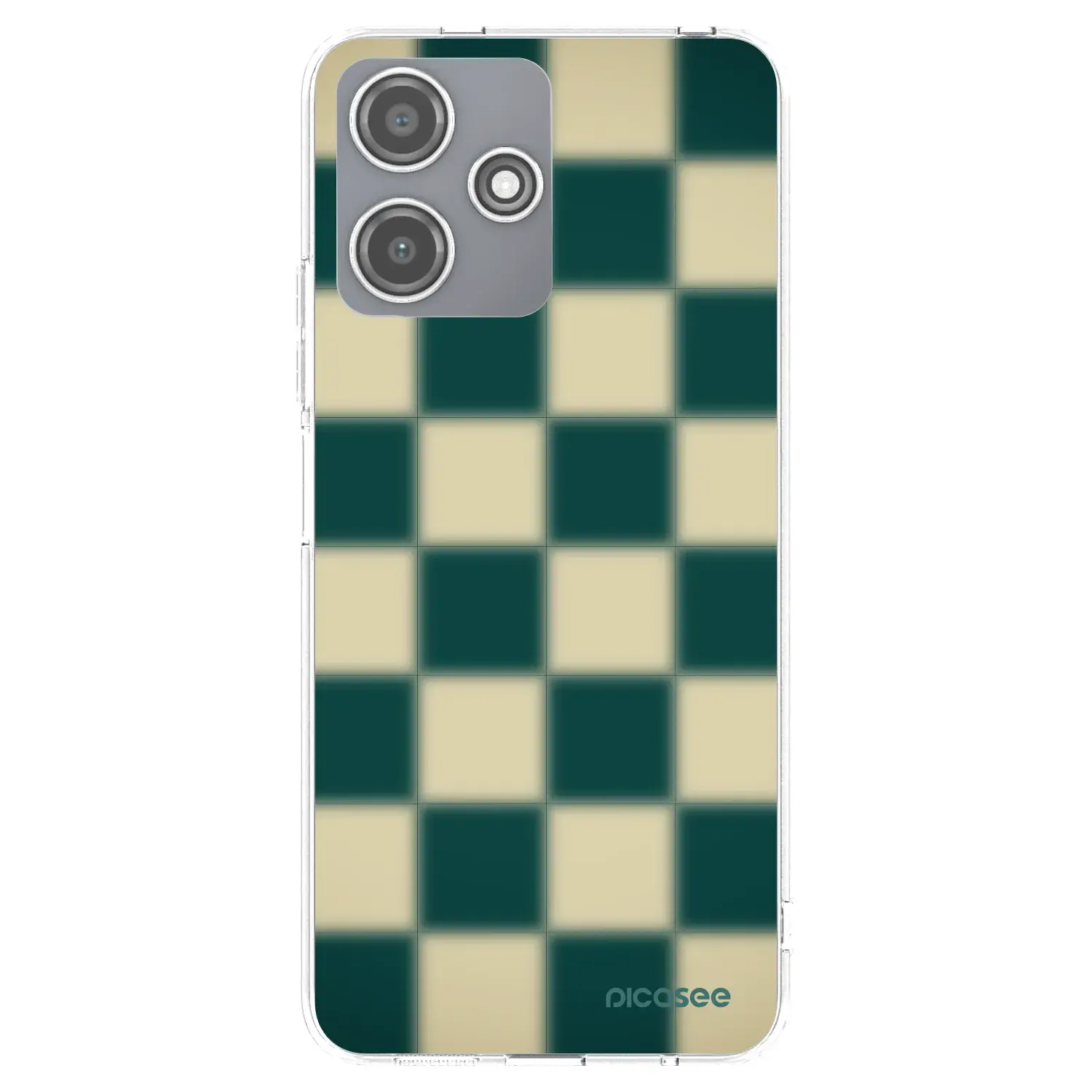 Silikonový průhledný obal pro Xiaomi Redmi 12 5G - Shadow Chess