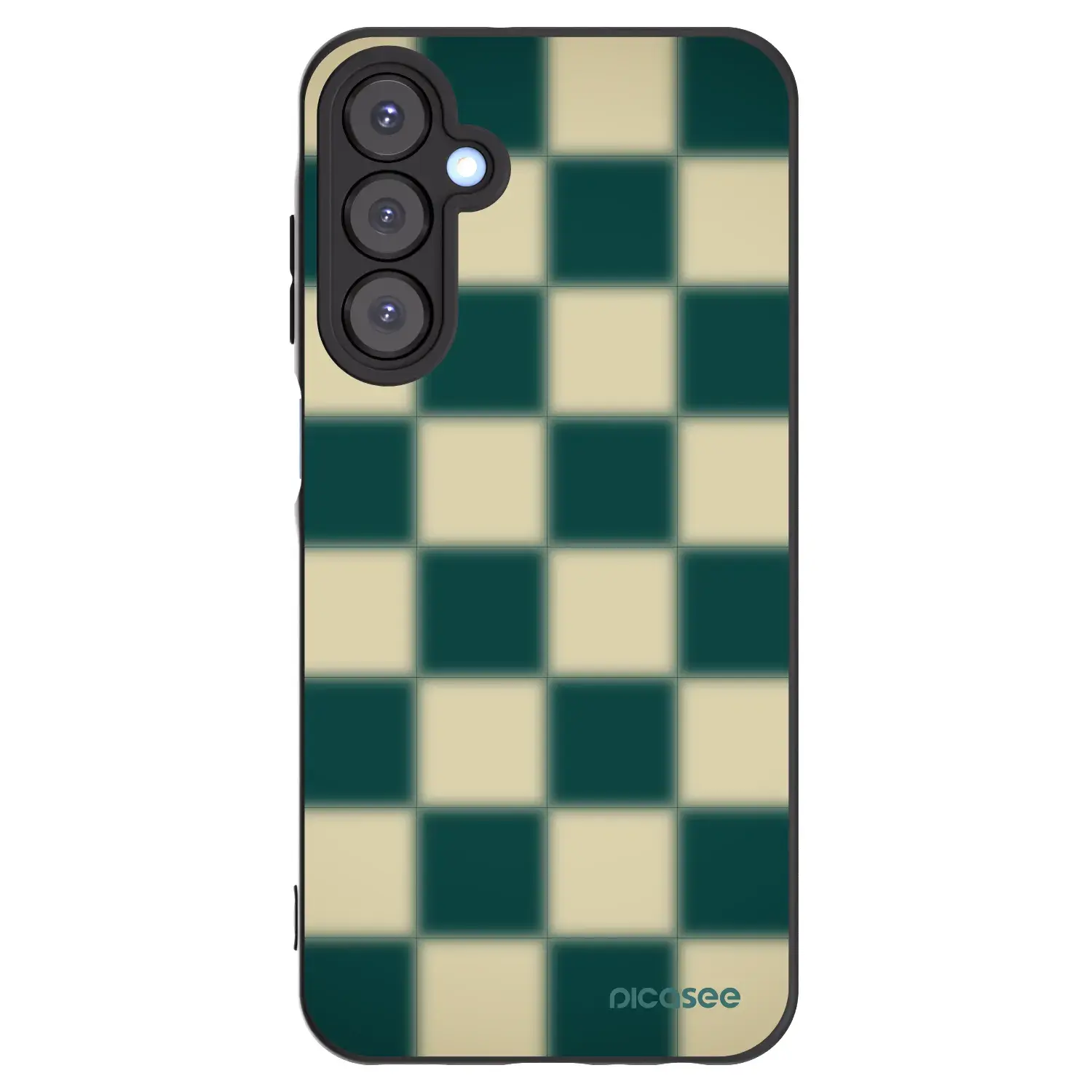 Silikonový černý obal pro Samsung Galaxy A25 A256B 5G - Shadow Chess