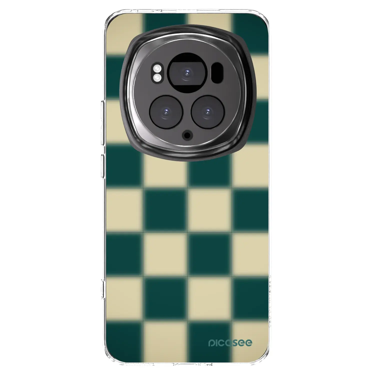 Silikonový průhledný obal pro Honor Magic6 Pro - Shadow Chess
