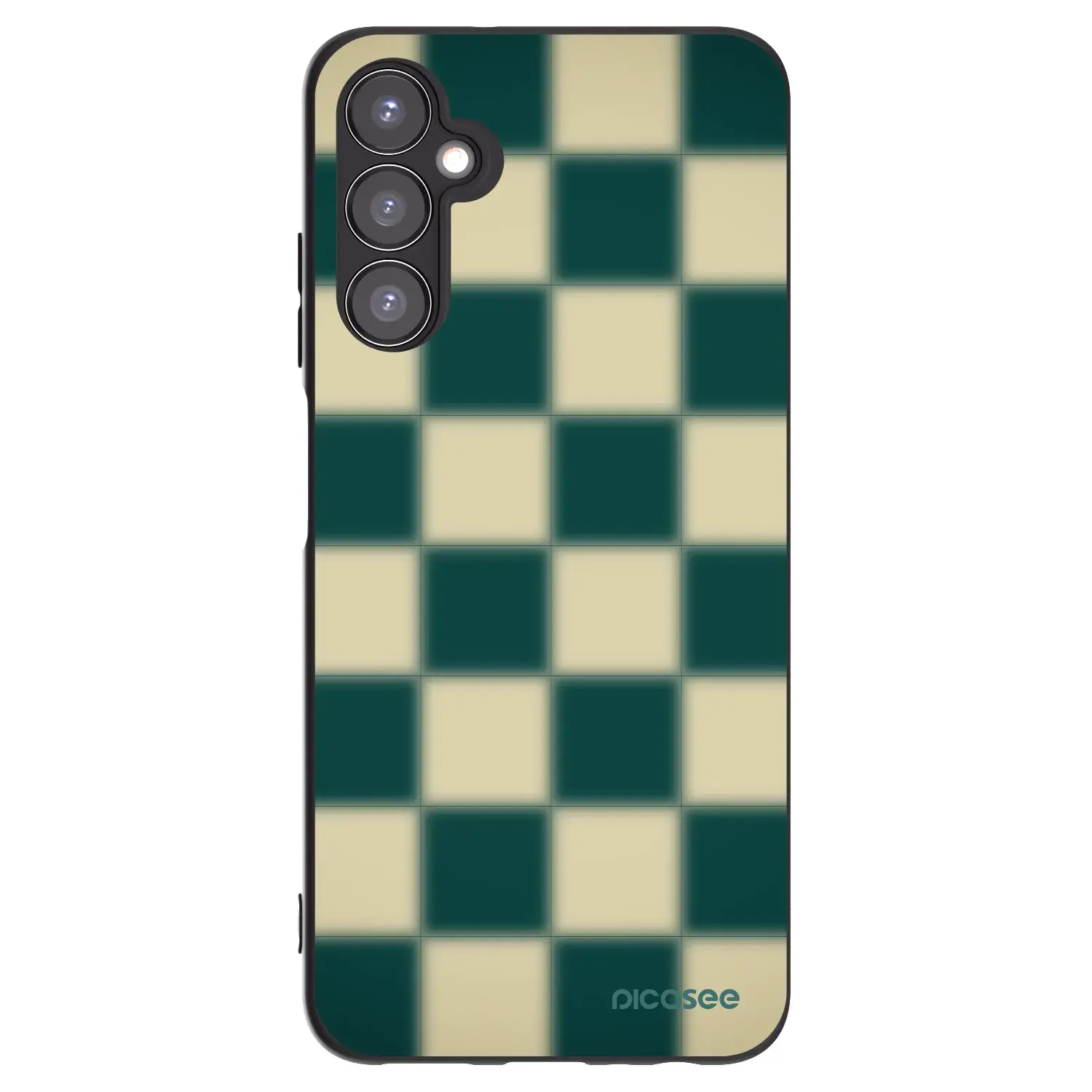 Silikonový černý obal pro Samsung Galaxy A05s A057G - Shadow Chess