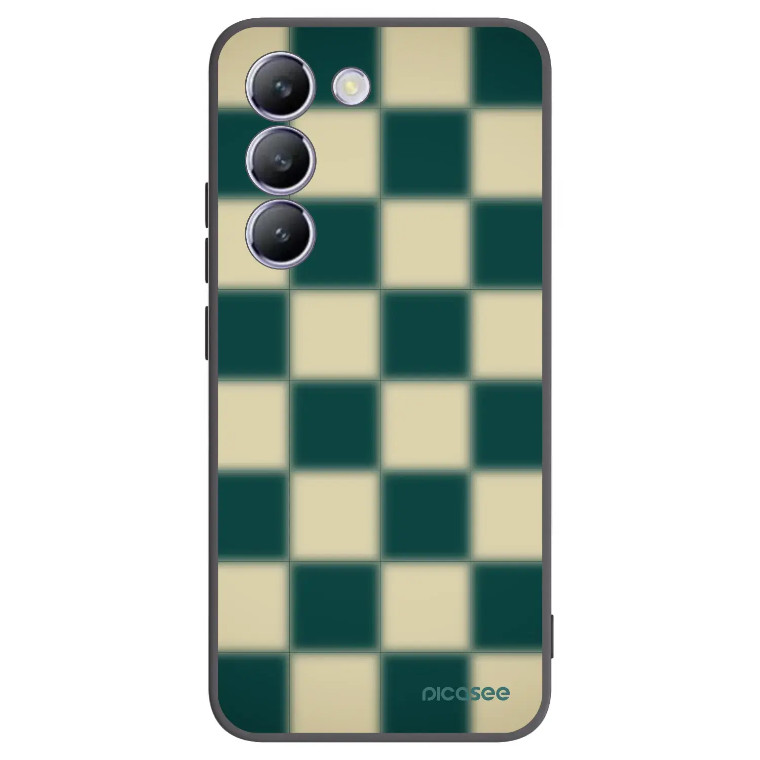 Silikonový černý obal pro Vivo V40 SE 5G - Shadow Chess