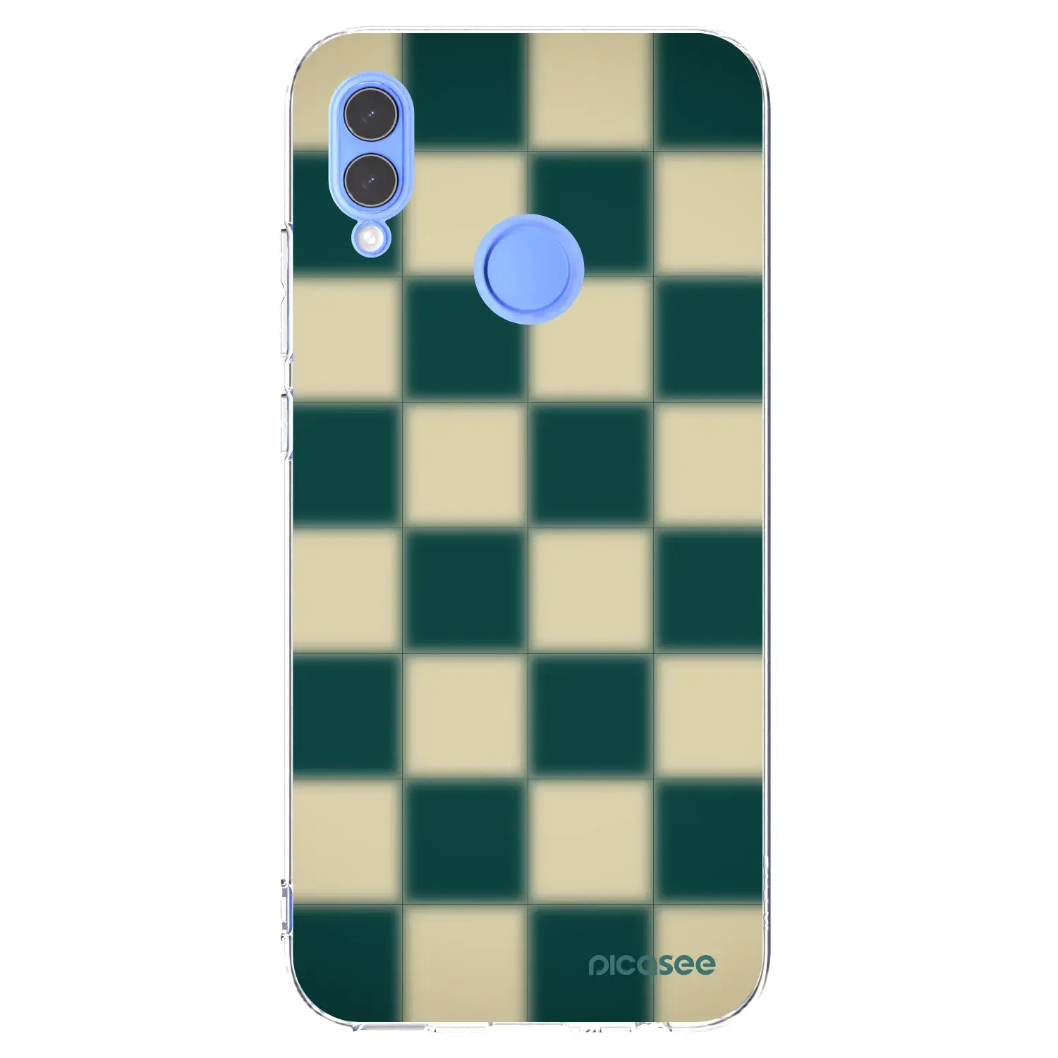 Silikonový průhledný obal pro Honor 10 Lite - Shadow Chess