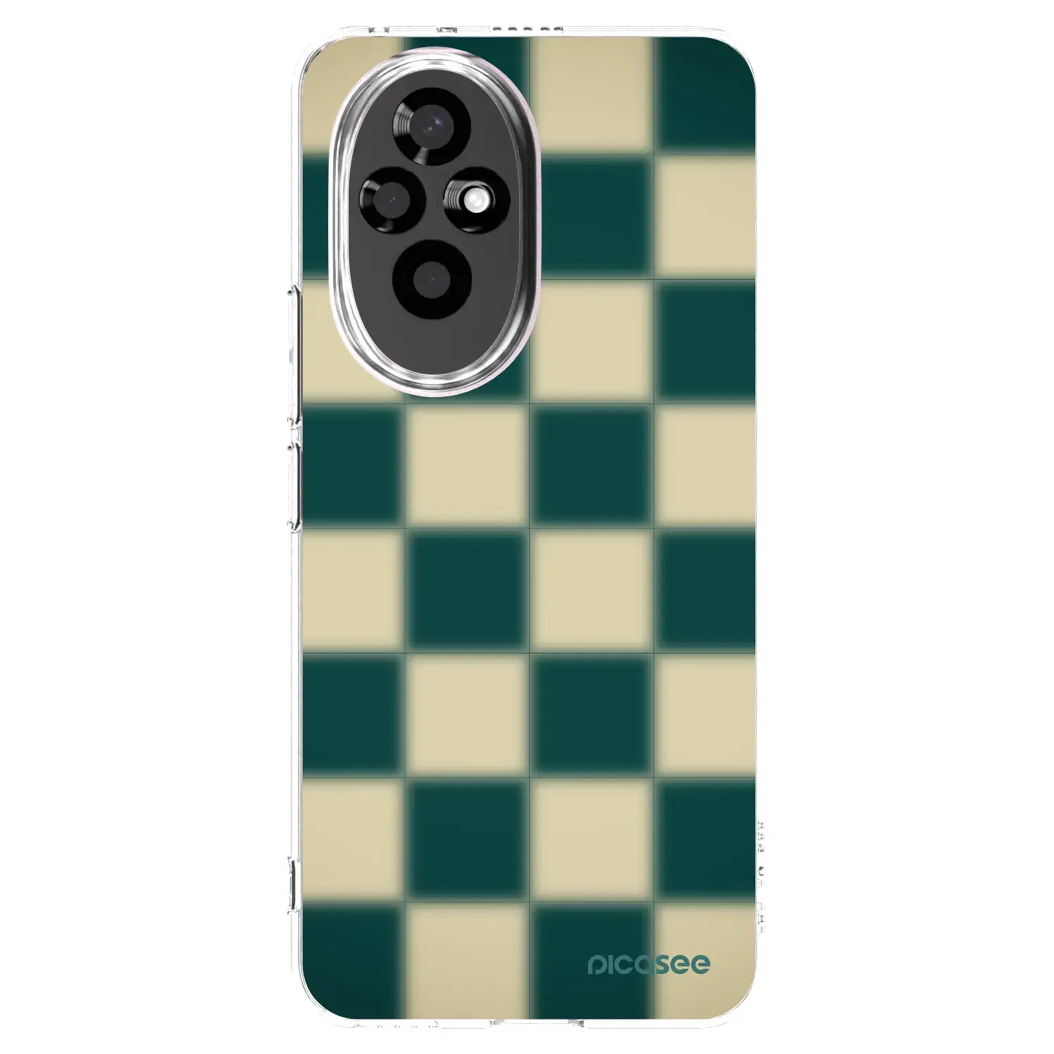 Silikonový průhledný obal pro Honor 200 Pro 5G - Shadow Chess