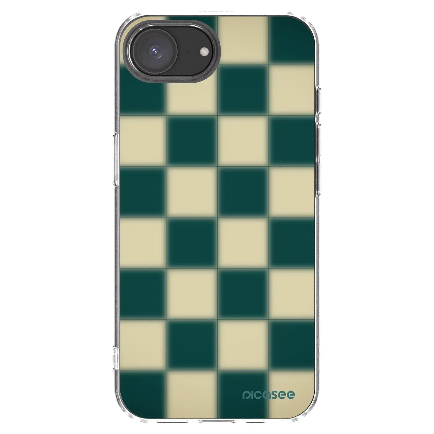 Silikonový průhledný obal pro Apple iPhone 16e - Shadow Chess