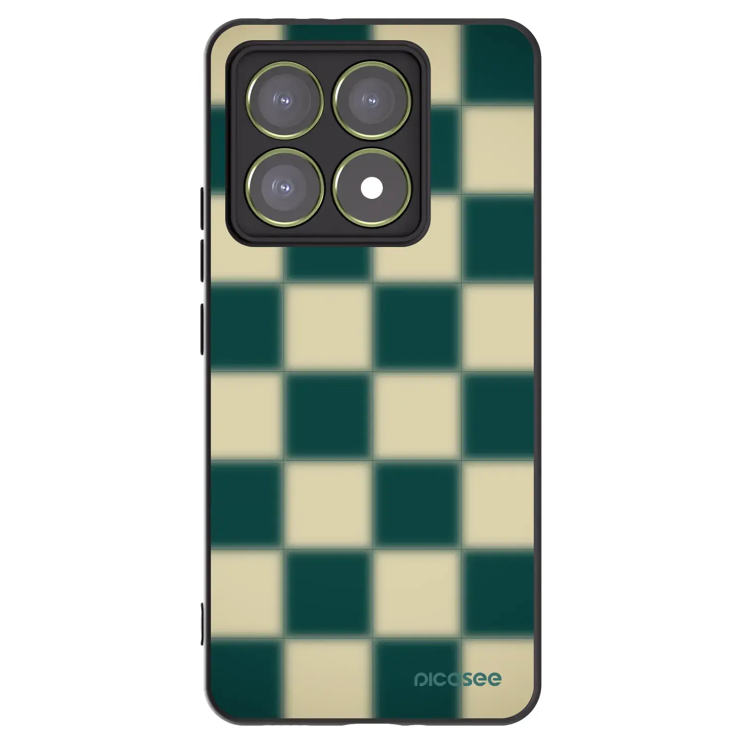 Silikonový černý obal pro Xiaomi 14T - Shadow Chess