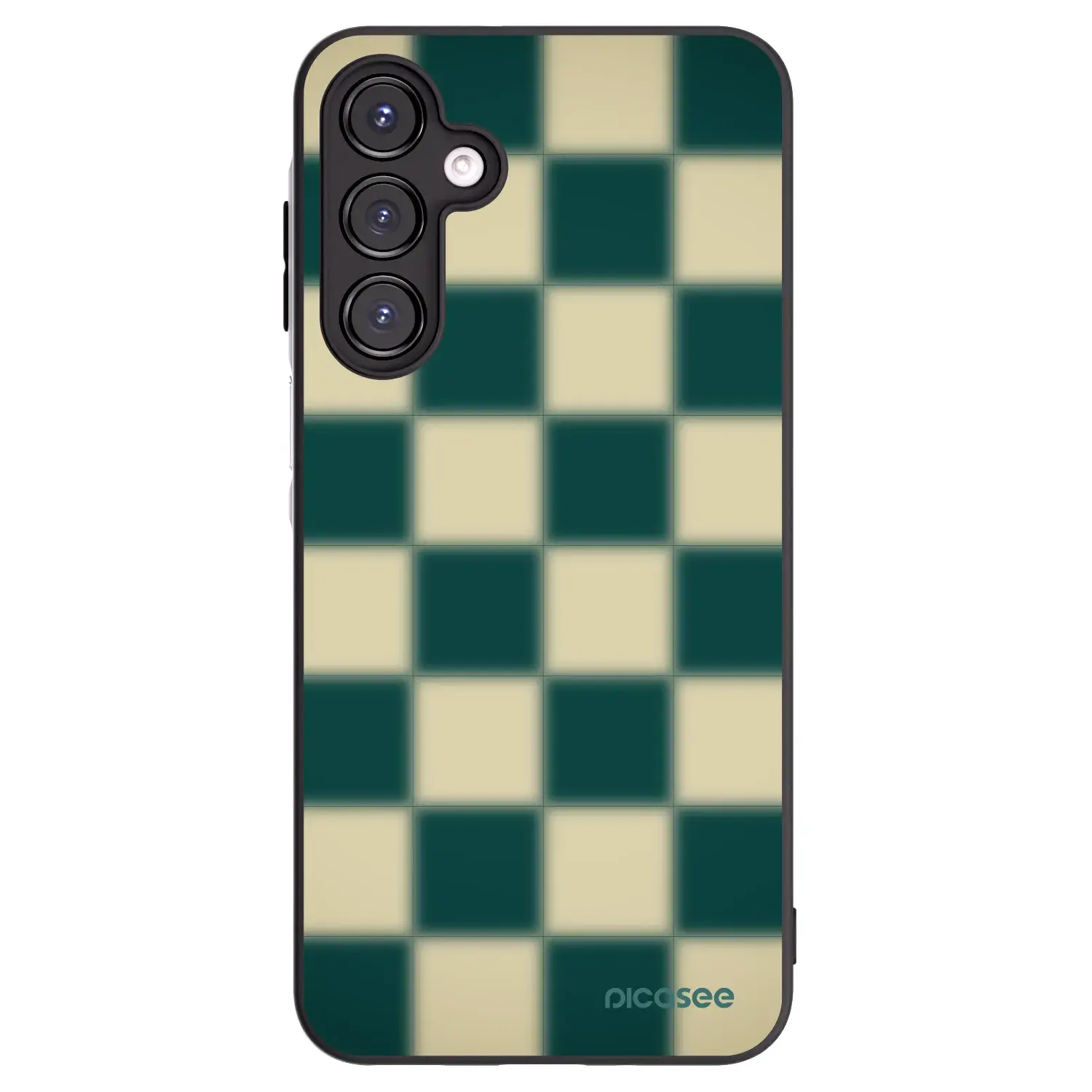 Silikonový černý obal pro Samsung Galaxy A16 5G - Shadow Chess
