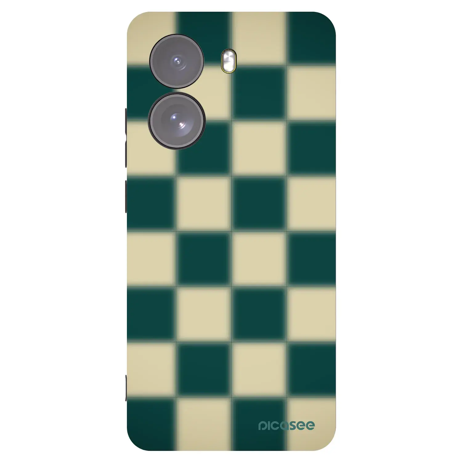 Silikonový černý obal pro Xiaomi Poco X7 - Shadow Chess