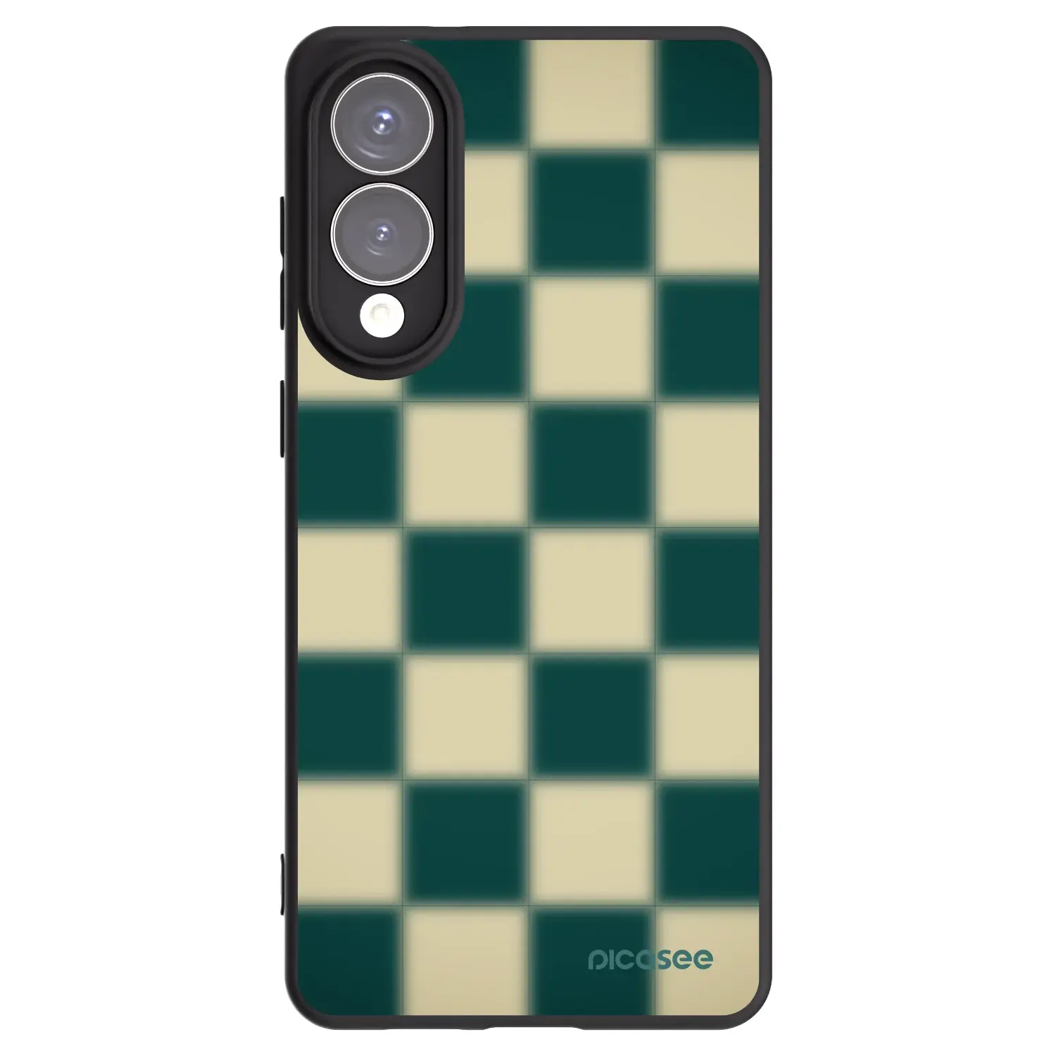 Silikonový černý obal pro Samsung Galaxy S25 Edge 5G - Shadow Chess
