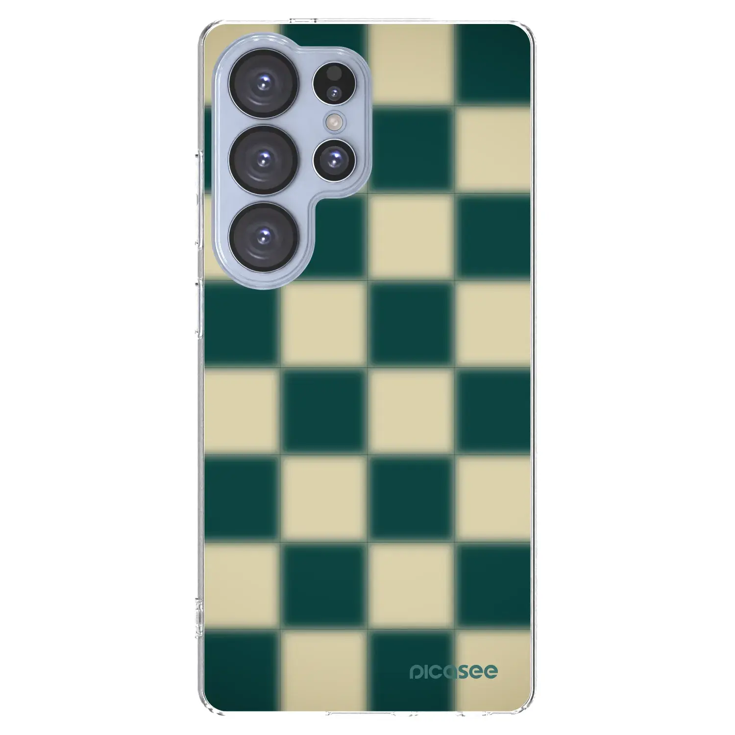 Silikonový průhledný obal pro Samsung Galaxy S25 Ultra 5G - Shadow Chess