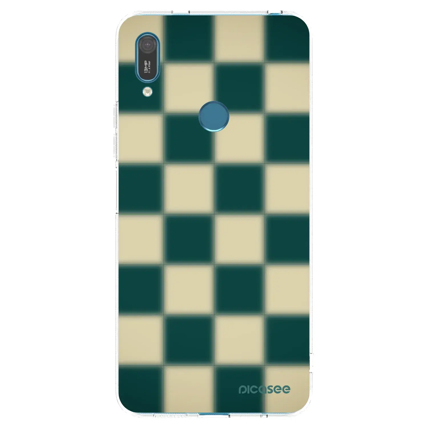 Silikonový průhledný obal pro Huawei Y7 2019 - Shadow Chess